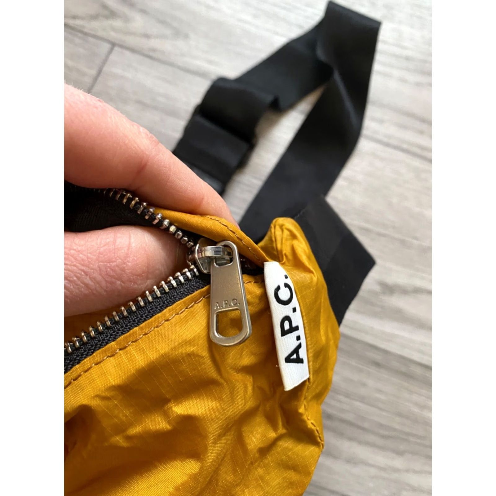 A.P.C. A.P.C Nylon Crossbody Bag Unisex Adults Yellow Crossbody Bag Nylon Unisex Yellow A.P.C Size ONE SIZE - 3 Thumbnail