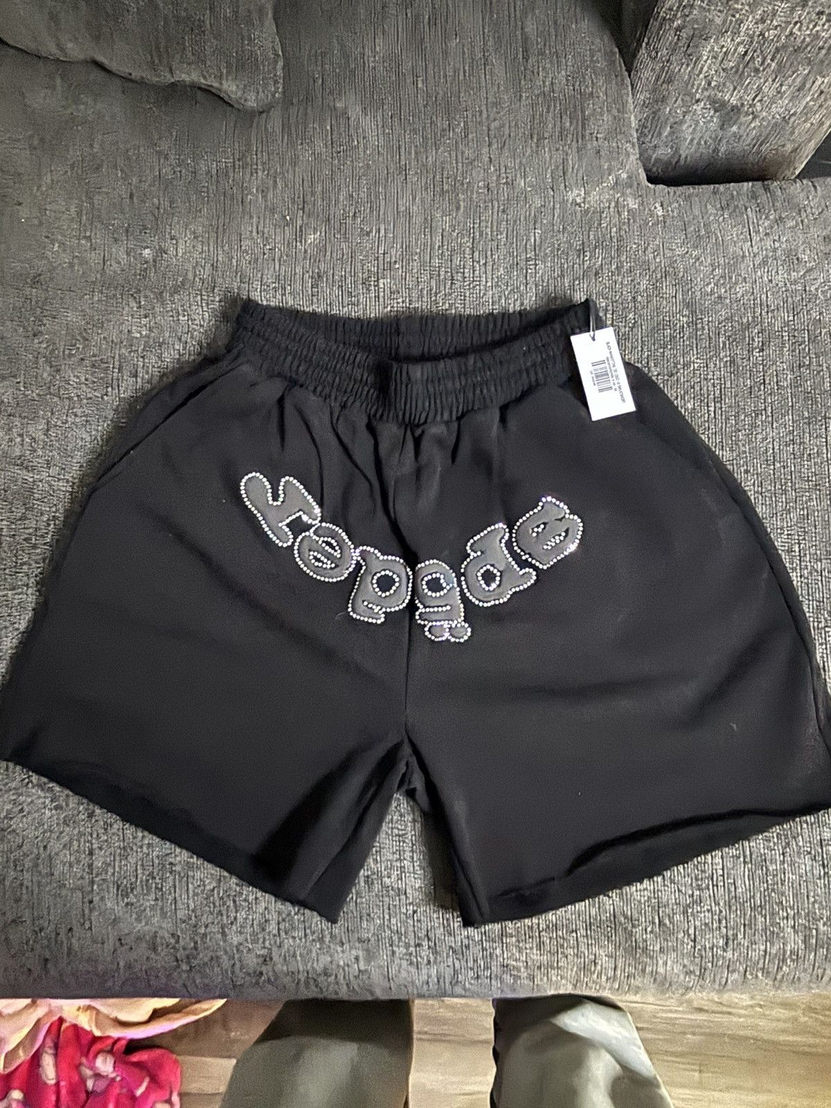 Sp5der Sp5der Phantom Rhinestone OG V2 Sweatshorts NYC Exclusive Size US 32 / EU 48 - 2 Thumbnail