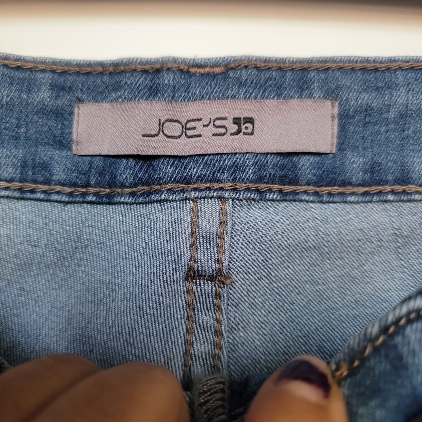 Joe's ❤️Joe's Jeans Women's Size 29 Slim Straight Ankle Raw Hem Di Size 29" - 4 Thumbnail