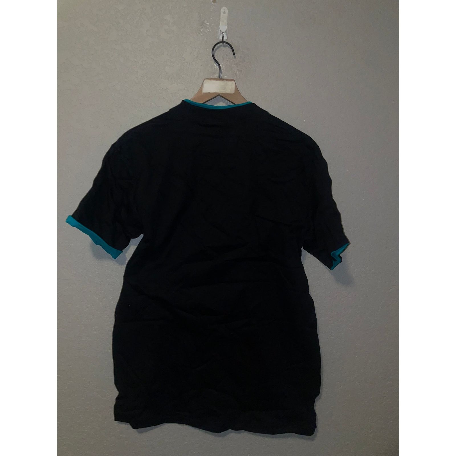 Vintage 90s Signal Sport Black Teal Double Collared Blank Shirt L Size US L / EU 52-54 / 3 - 7 Thumbnail