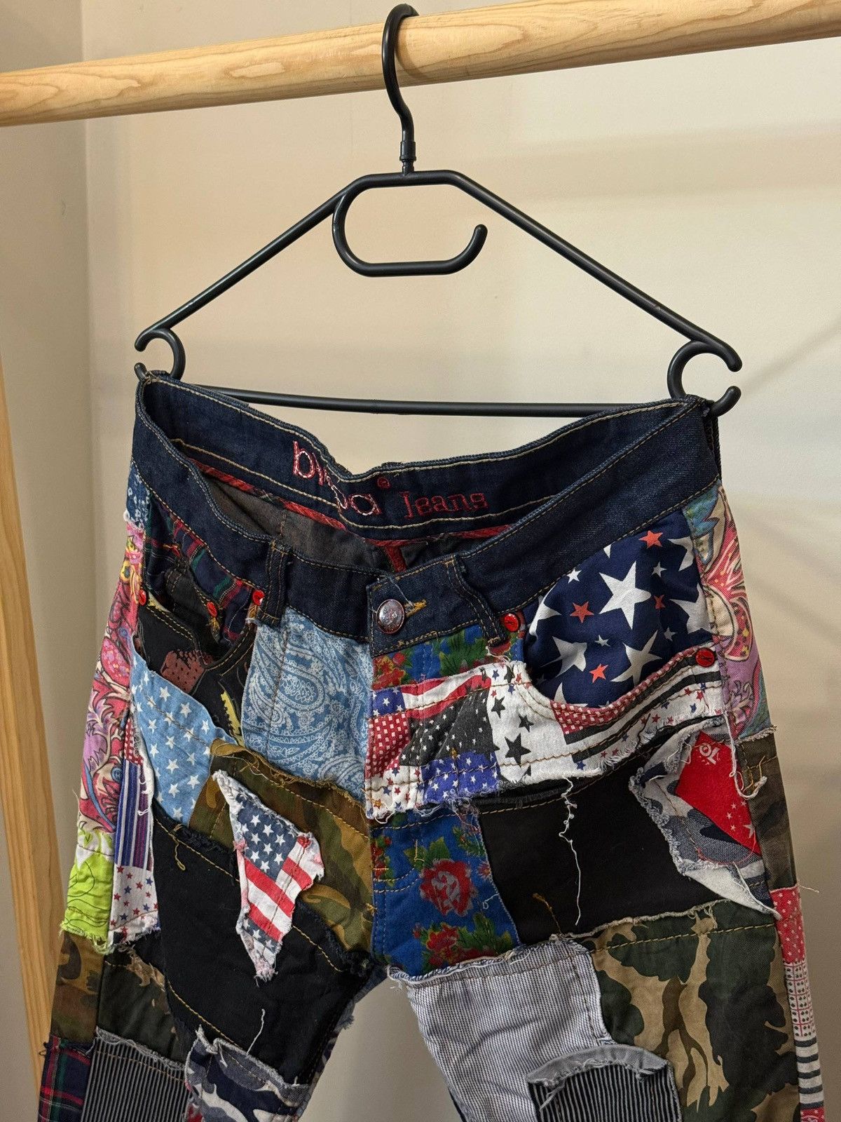 Japanese Brand japan boro denim x vintage x hysteric glamour Size US 34 / EU 50 - 3 Thumbnail
