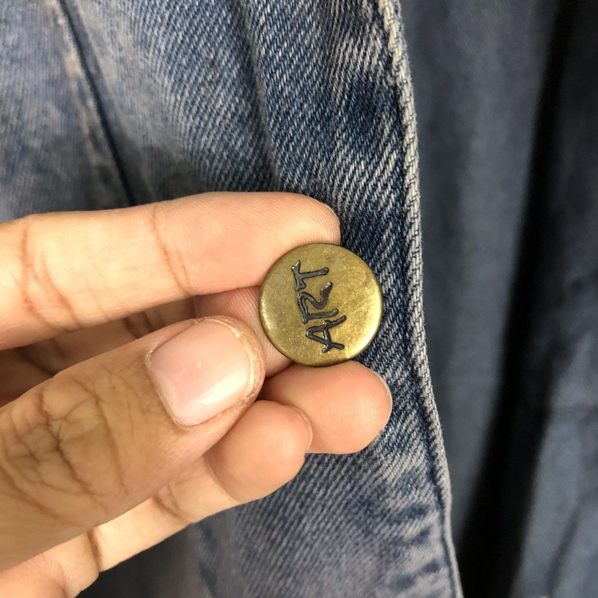 Japanese Brand 🔥VINTAGE CHORE DENIM JACKET U.MCM UNION MADE ISSEY MIYAKE Size US L / EU 52-54 / 3 - 18 Thumbnail