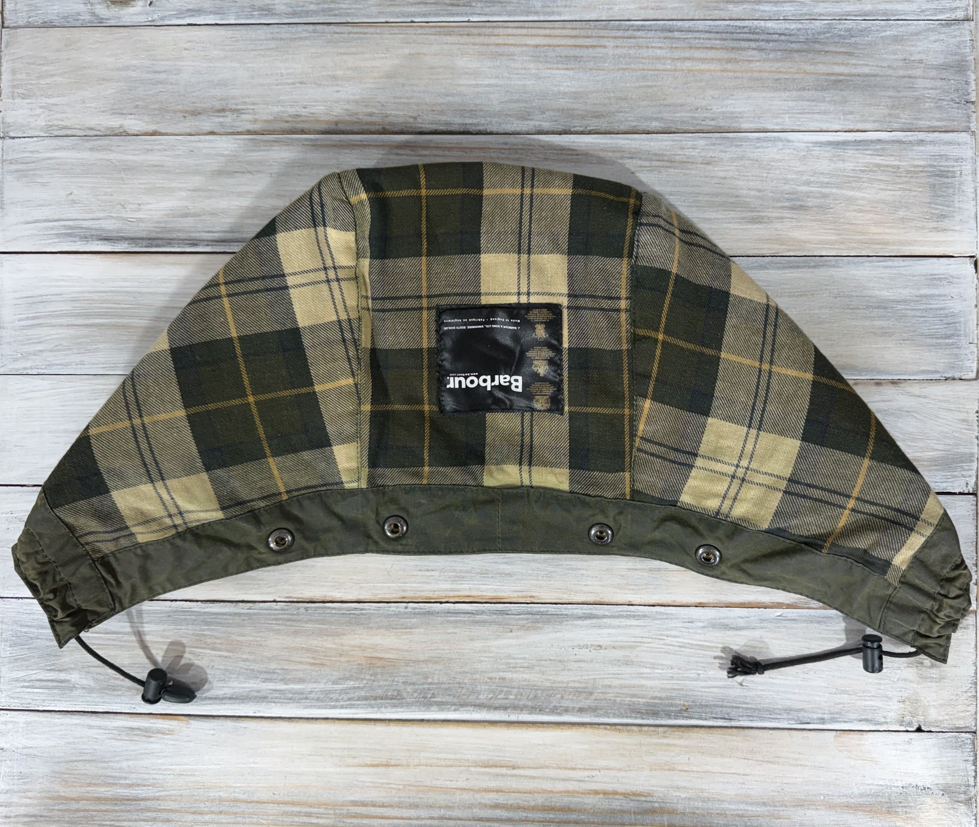 Barbour BARBOUR Wax Hood For Waxed Cotton Jacket Green One Size Size ONE SIZE - 14 Thumbnail