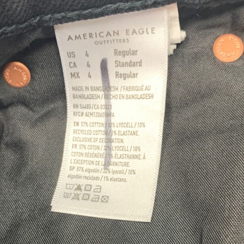 American Eagle Outfitters New American Eagle Womens Size 4 Cotton Blend Denim Jeans Size 27" / US 4 / IT 40 - 7 Thumbnail