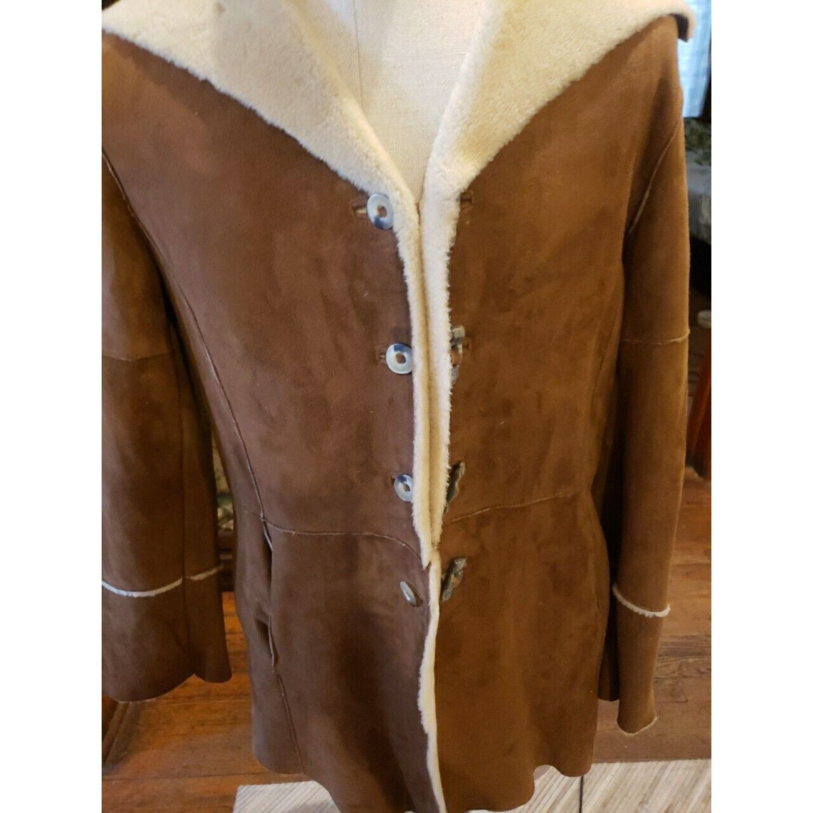 Other Unisex Reversible Shearling Leather Coat Jacket Size 40 Size US M / EU 48-50 / 2 - 5 Thumbnail