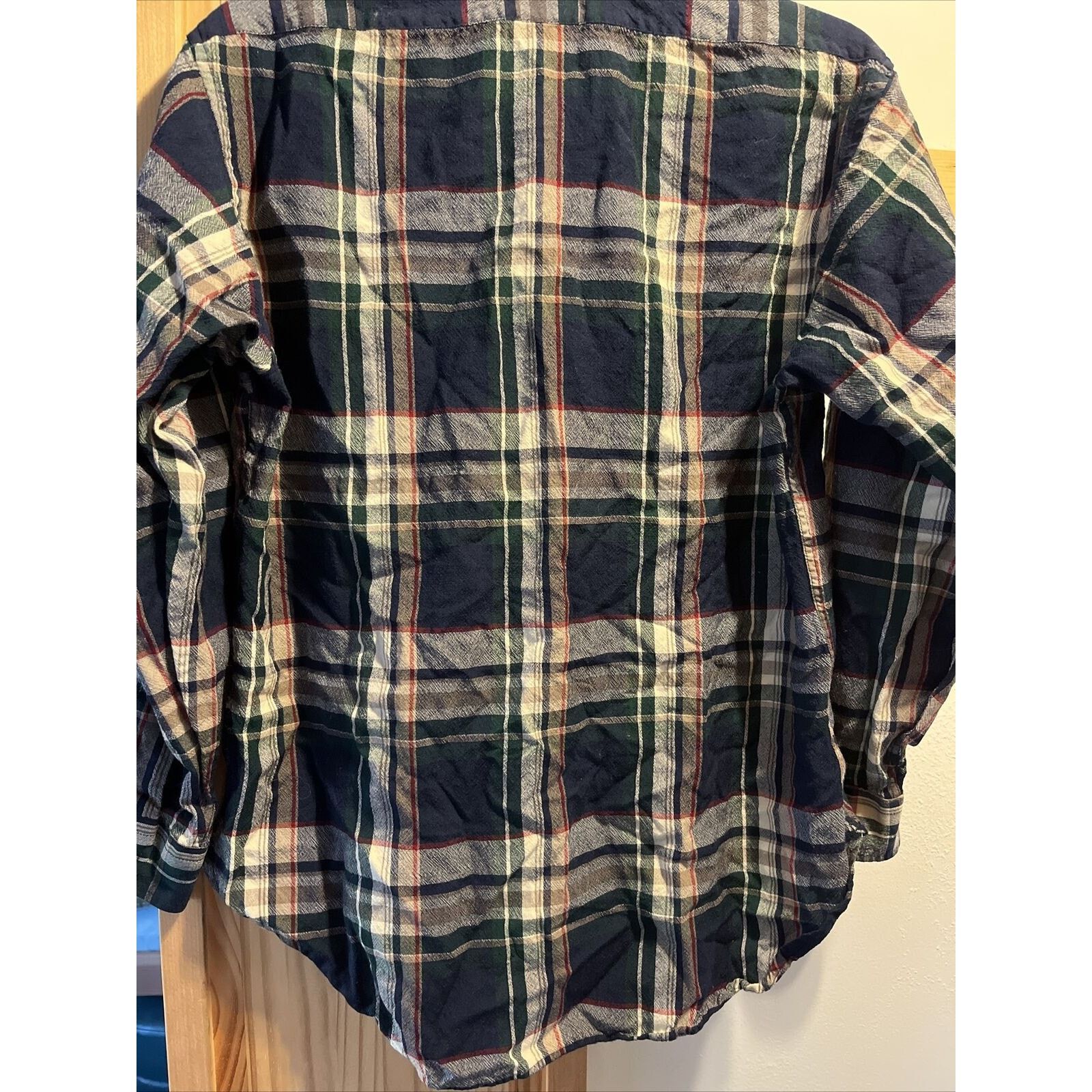 Pendleton Pendleton Sir Men’s M Green Plaid LS Wool Shirt *shrunk* Size US M / EU 48-50 / 2 - 12 Thumbnail