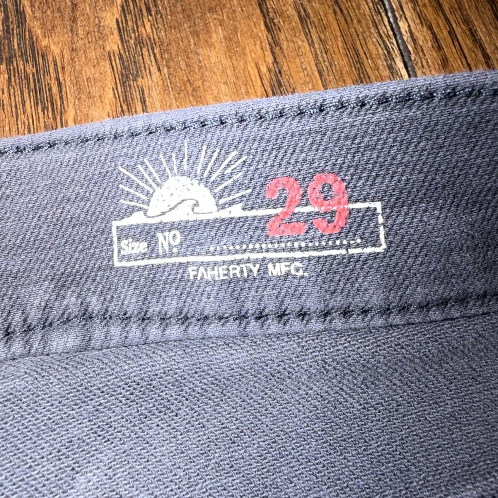 Faherty Faherty Jeans Mens Size 29x31 Blue Stretch Denim Regular Straight City Size US 29 - 6 Thumbnail