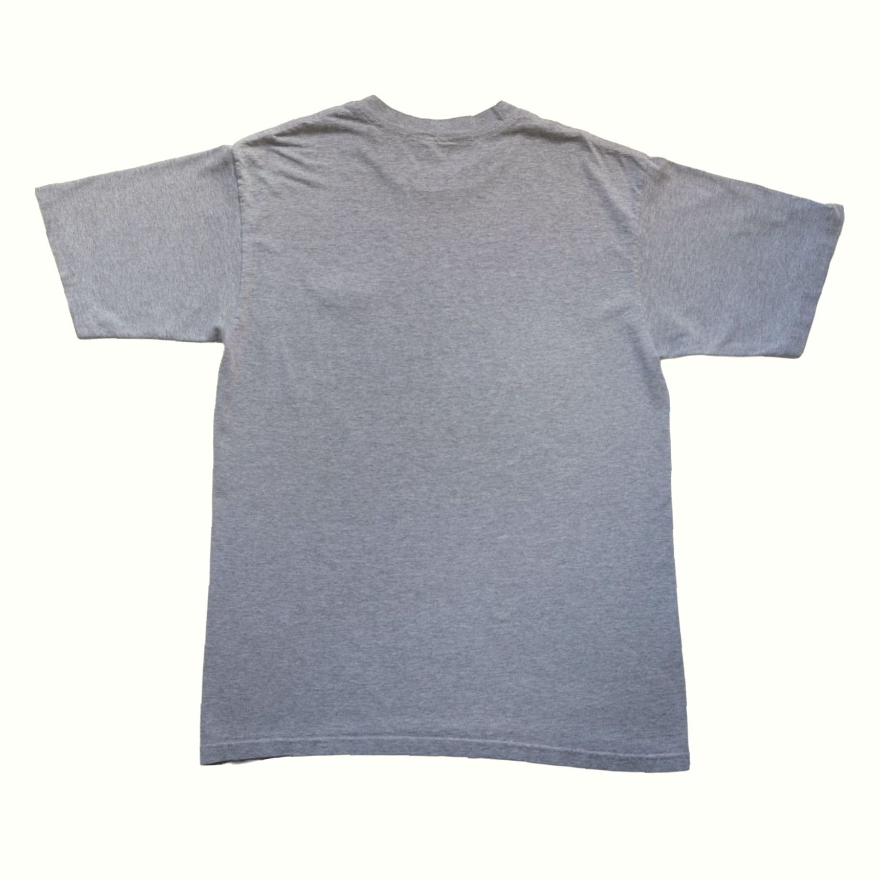 Reebok VINTAGE Reebok T-Shirt Gray Cotton 90s Embroidered Mini Logo Graphic Active Crew Neck Short Sleeve LG Mens Shirt Size US L / EU 52-54 / 3 - 3 Thumbnail