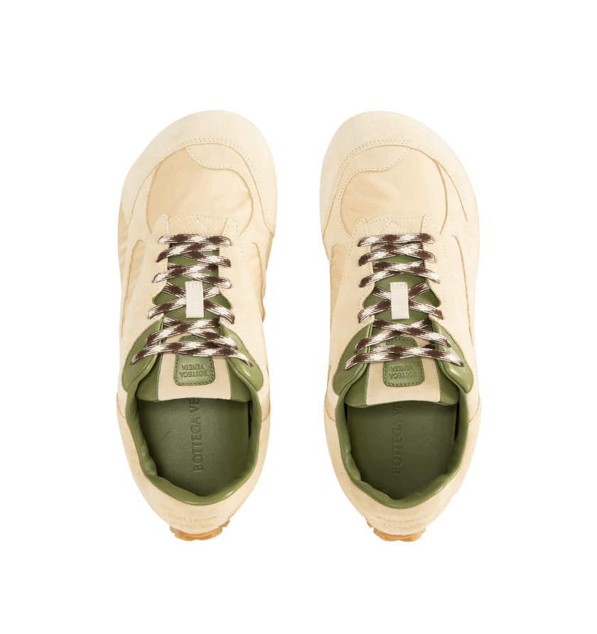 Bottega Veneta o1h1sh10526 Orbit Flash Sneaker in Beige Size US 8 / EU 41 - 3 Thumbnail