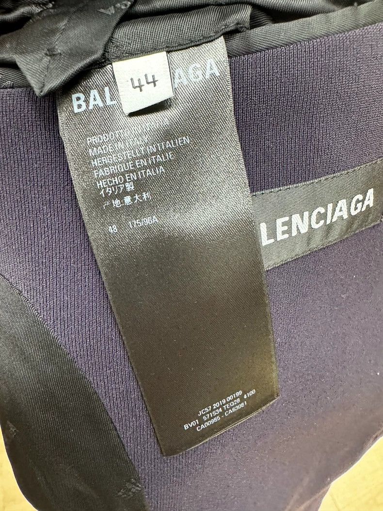Balenciaga Balenciaga Dark Purple Oversized Blazer Size US S / EU 44-46 / 1 - 7 Thumbnail