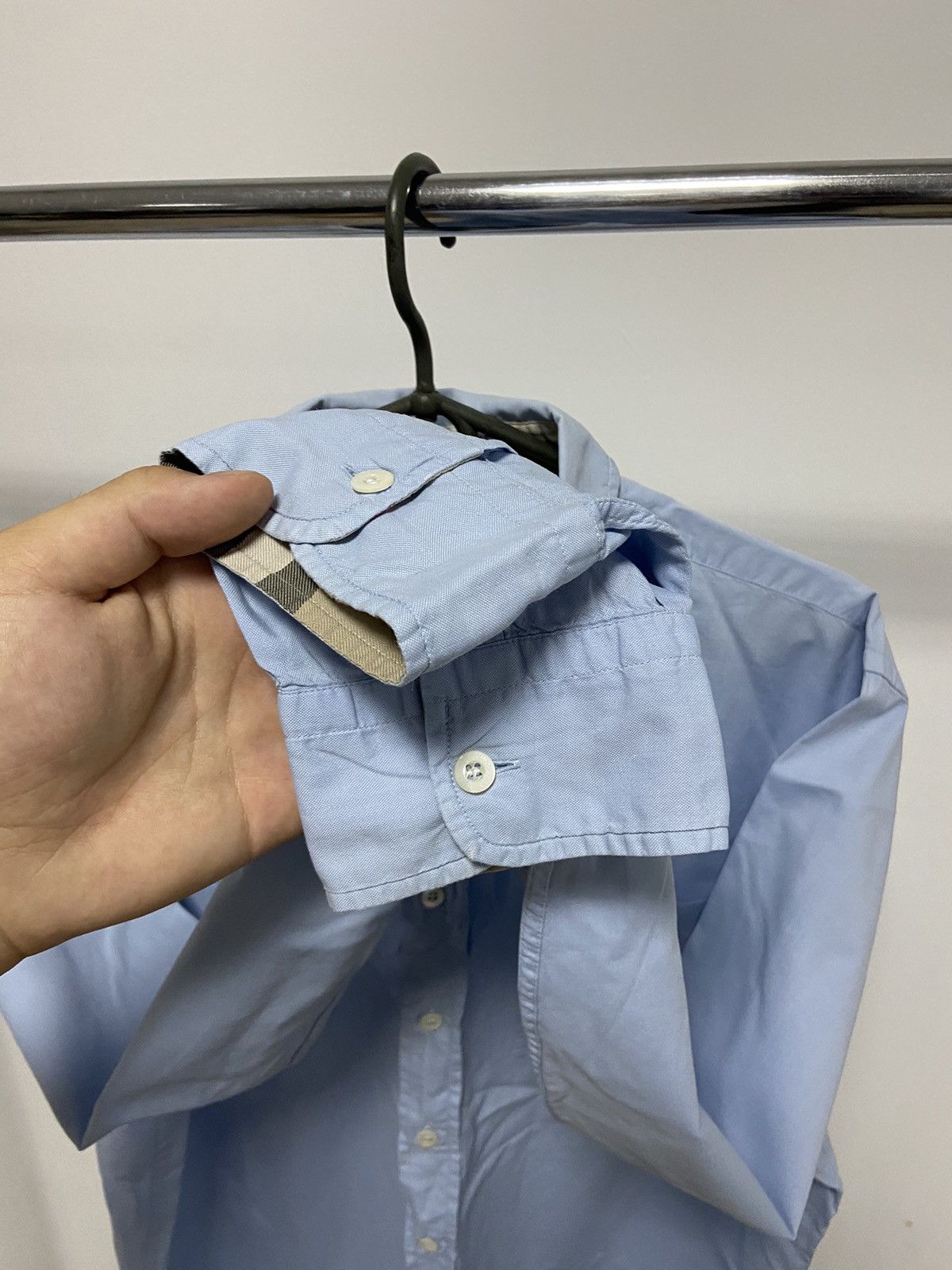 Burberry × Vintage Burberry Vintage Button Ups Classic Nova Check Small Logo Size US L / EU 52-54 / 3 - 6 Thumbnail