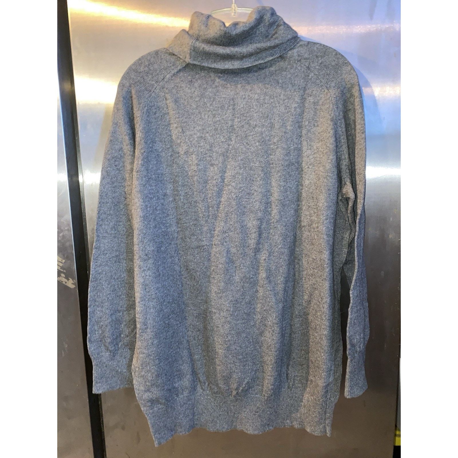 Lands' End Lands’ End Gray Turtleneck Sweater XL 18-20 Size XL / US 12-14 / IT 48-50 - 6 Thumbnail