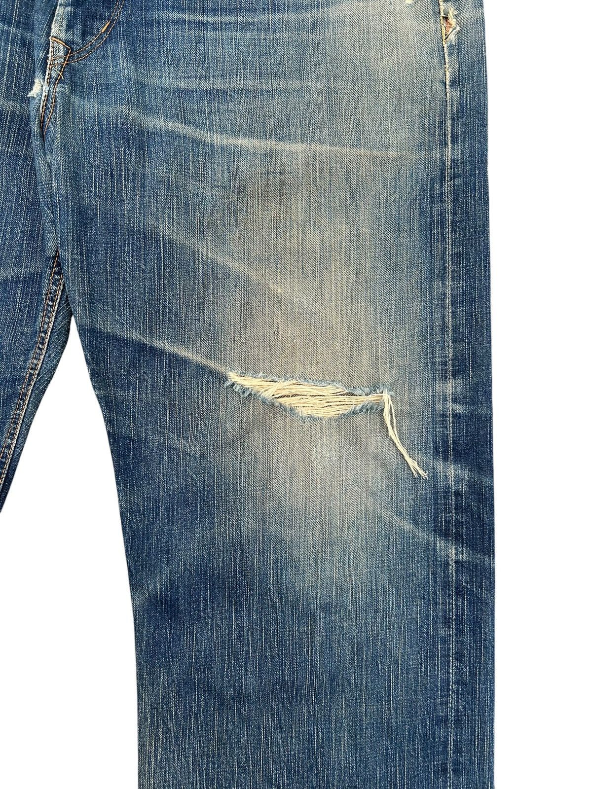 Kapital Vintage Edwin 505V Selvedge Thrashed Denim Jeans Size US 40 / EU 56 - 8 Thumbnail