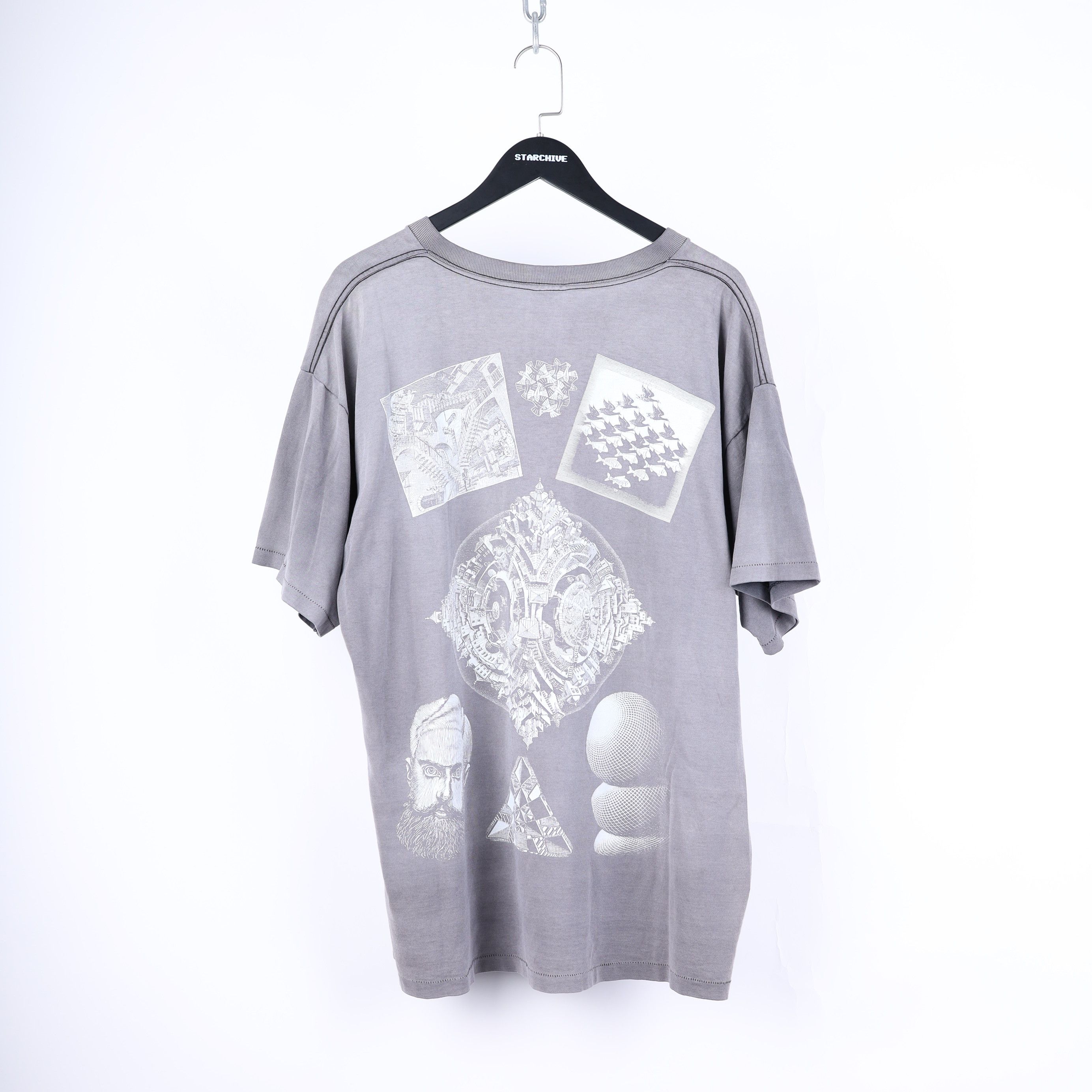 Vintage MC Esher Faded Tee Size US XL / EU 56 / 4 - 8 Thumbnail