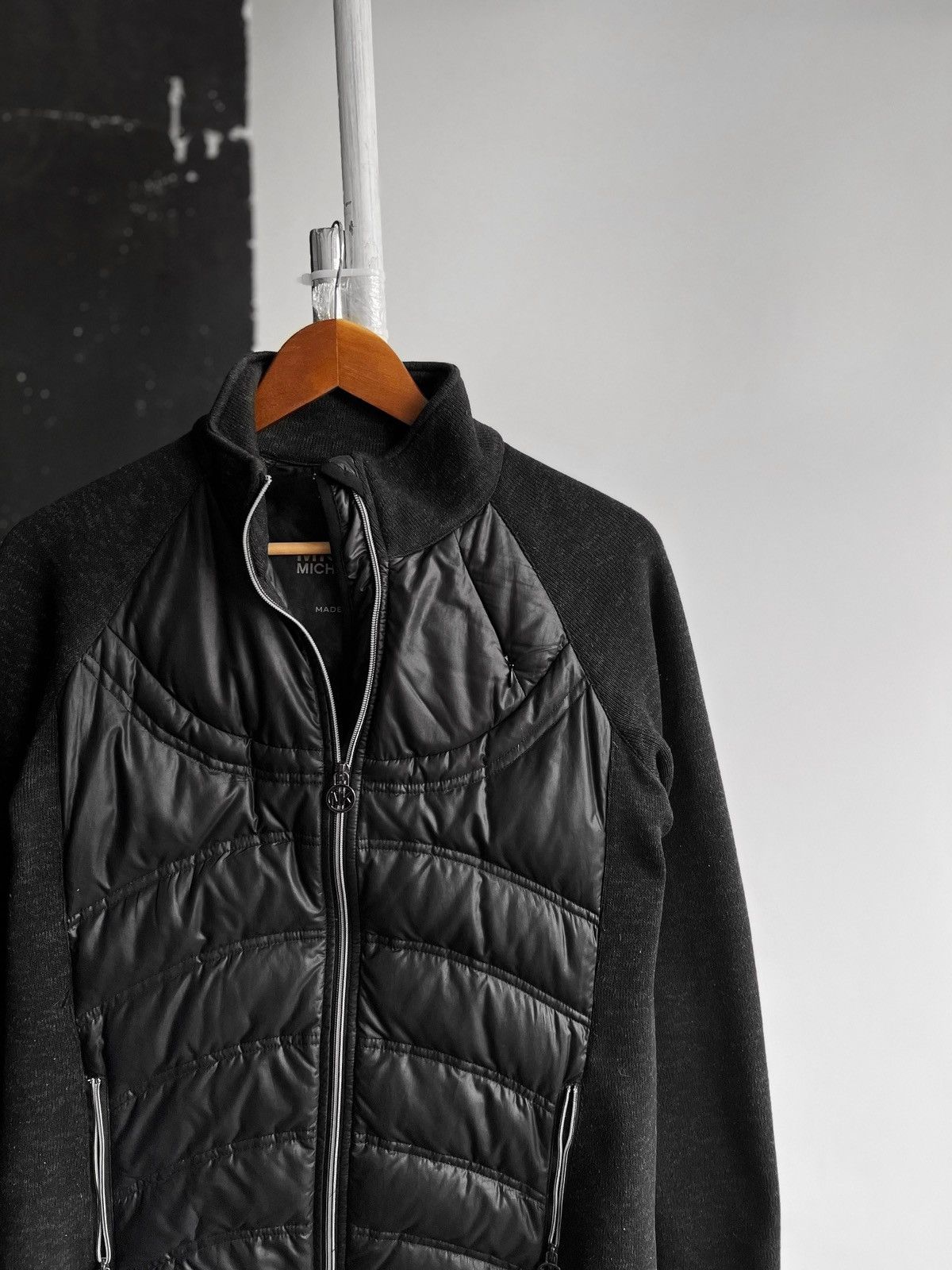 Designer × Michael Kors Michael Kors Womens Premium Black Long Sleeve Hybrid Jacket Size M / US 6-8 / IT 42-44 - 2 Thumbnail