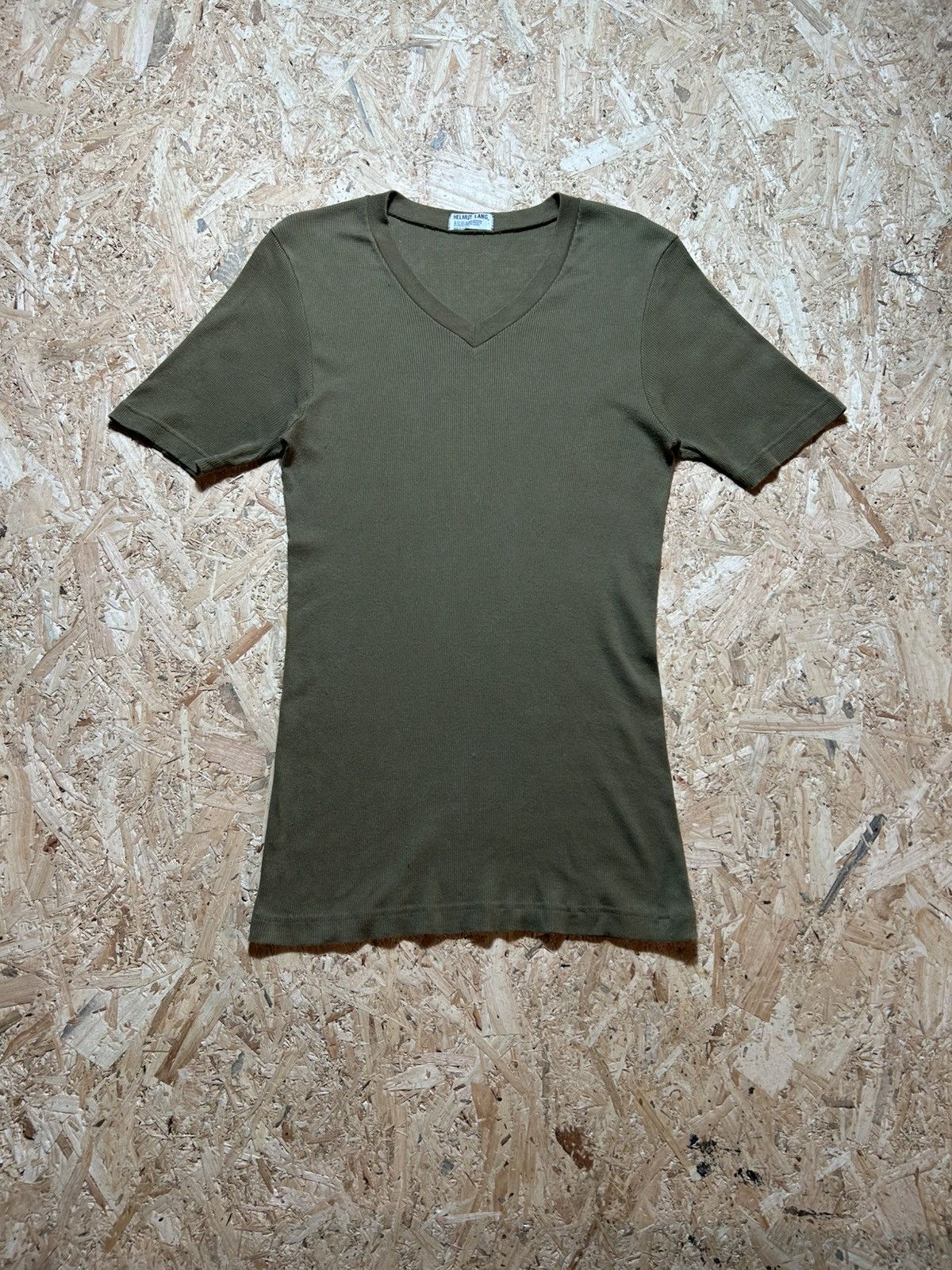 Helmut Lang Vintage Helmut Lang V Neck Tee Size US S / EU 44-46 / 1 - 2 Thumbnail
