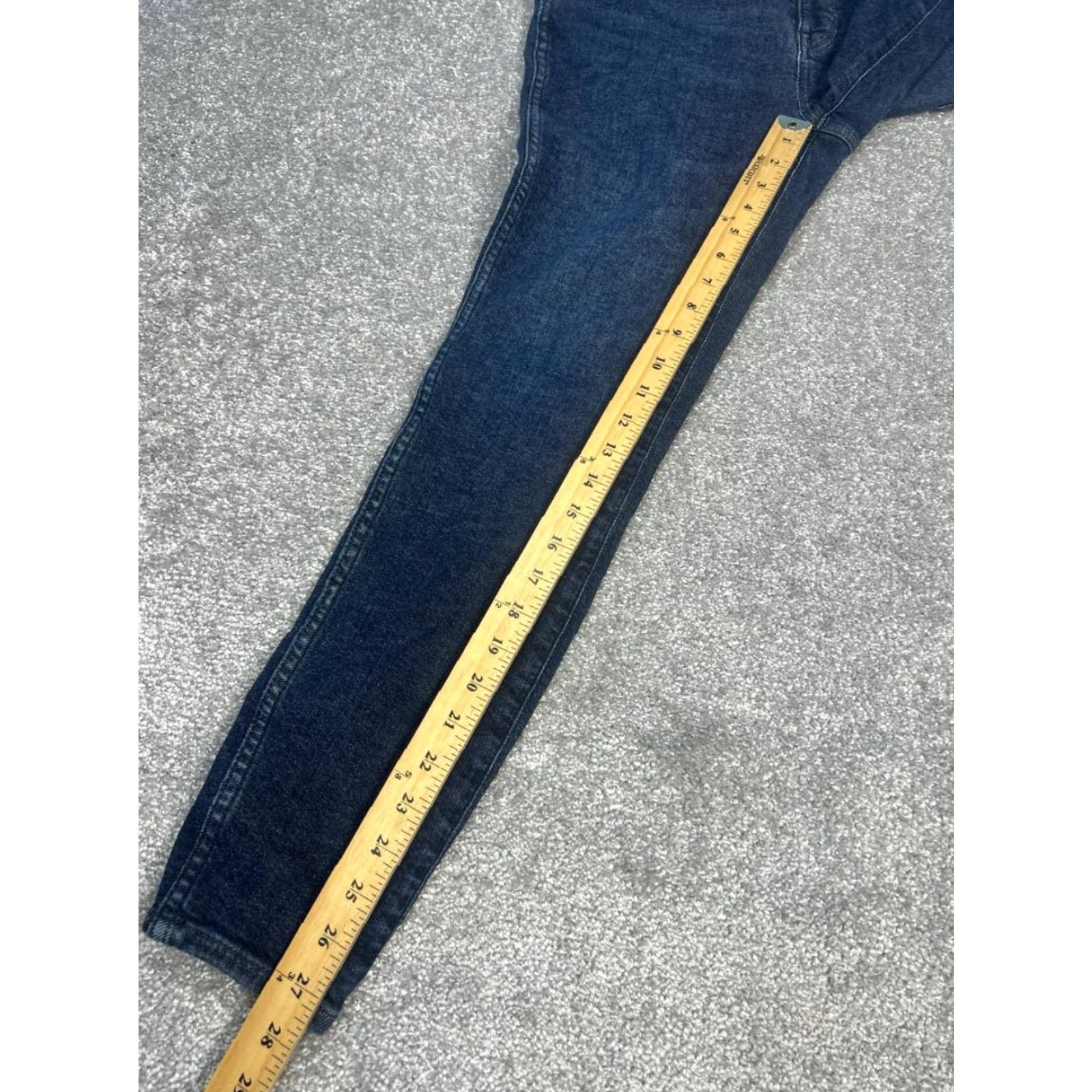 Madewell Madewell Jeans Womens 28 Blue Denim Cotton Stretch High Rise Skinny Leg 29x27 Size 28" / US 6 / IT 42 - 5 Thumbnail