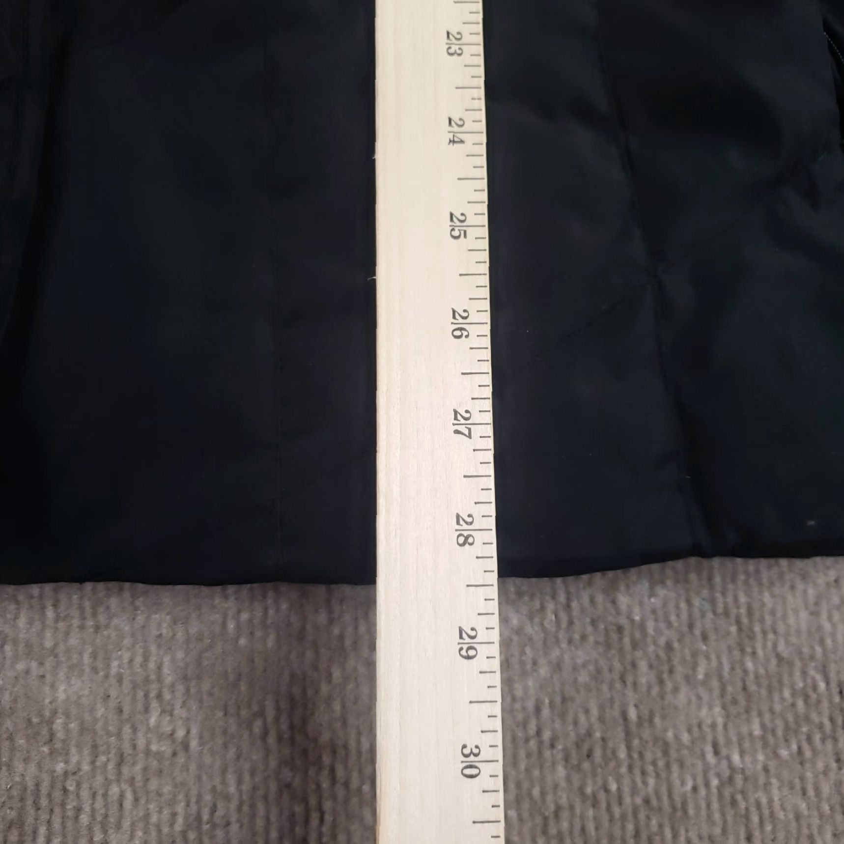 Vintage New York Company Womens Puffer Jacket XL Extra Large Black Full Zip Faux Fur Hood Size XL / US 12-14 / IT 48-50 - 4 Thumbnail