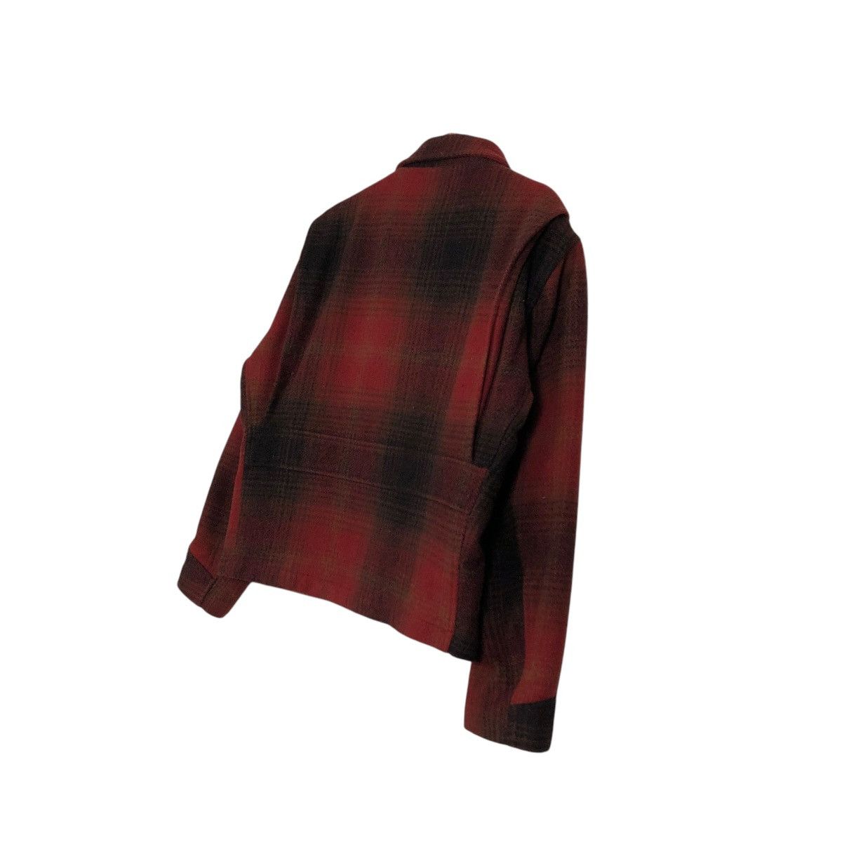 Japanese Brand 🔥VINTAGE CHORE WOOL JACKET UNIQLO TARTAN ISSEY MIYAKE Size US M / EU 48-50 / 2 - 12 Thumbnail