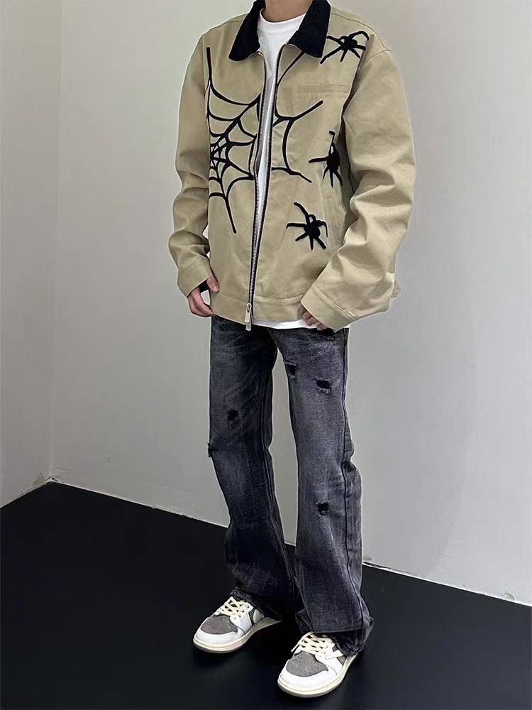 Japanese Brand × Jean Vintage Street Hip Hop Washed Faded Black Ripped Jeans Size US 34 / EU 50 - 4 Thumbnail