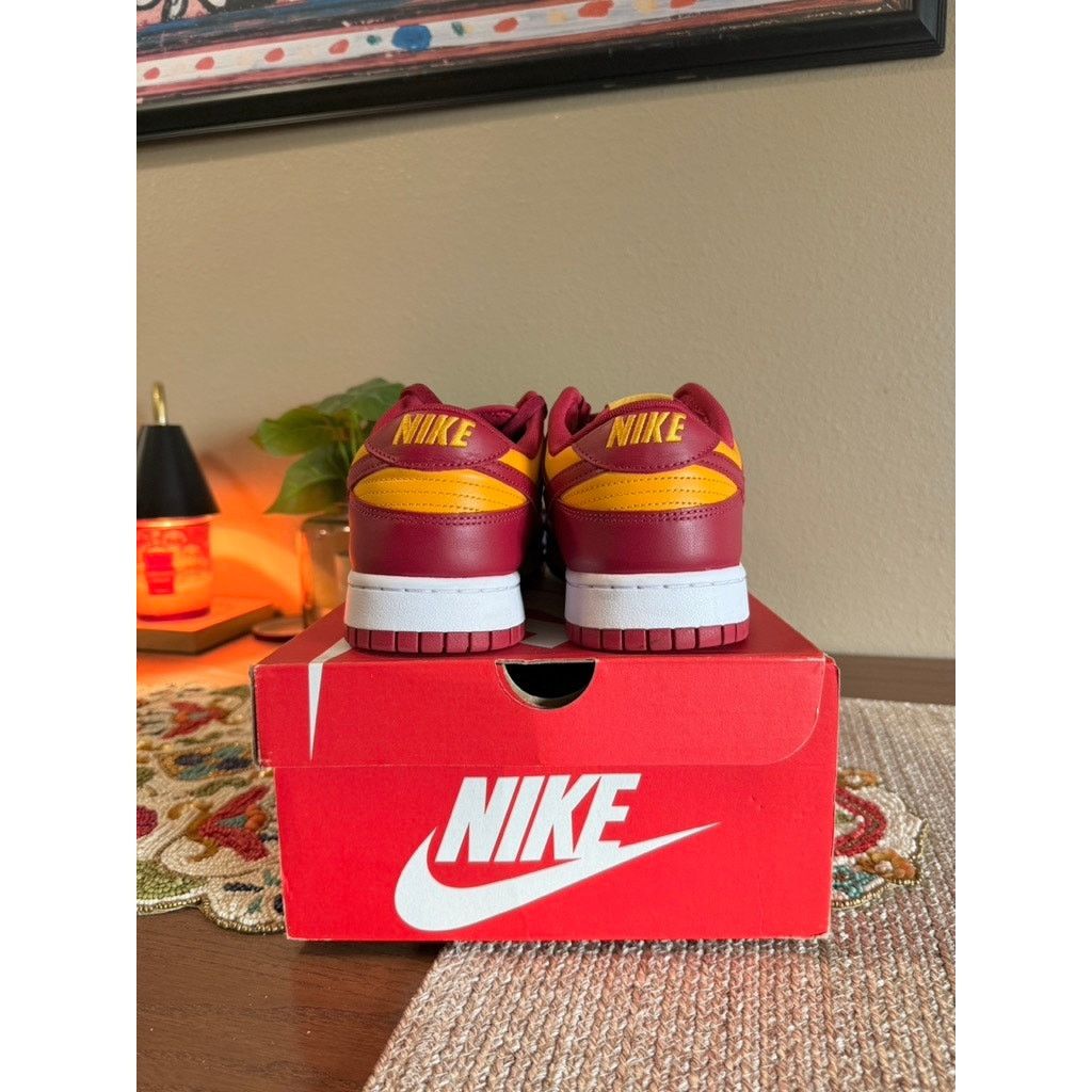 Nike Nike Dunk Low Midas Gold Rough Red White Yellow Team USC SB Size US 13 / EU 46 - 4 Thumbnail