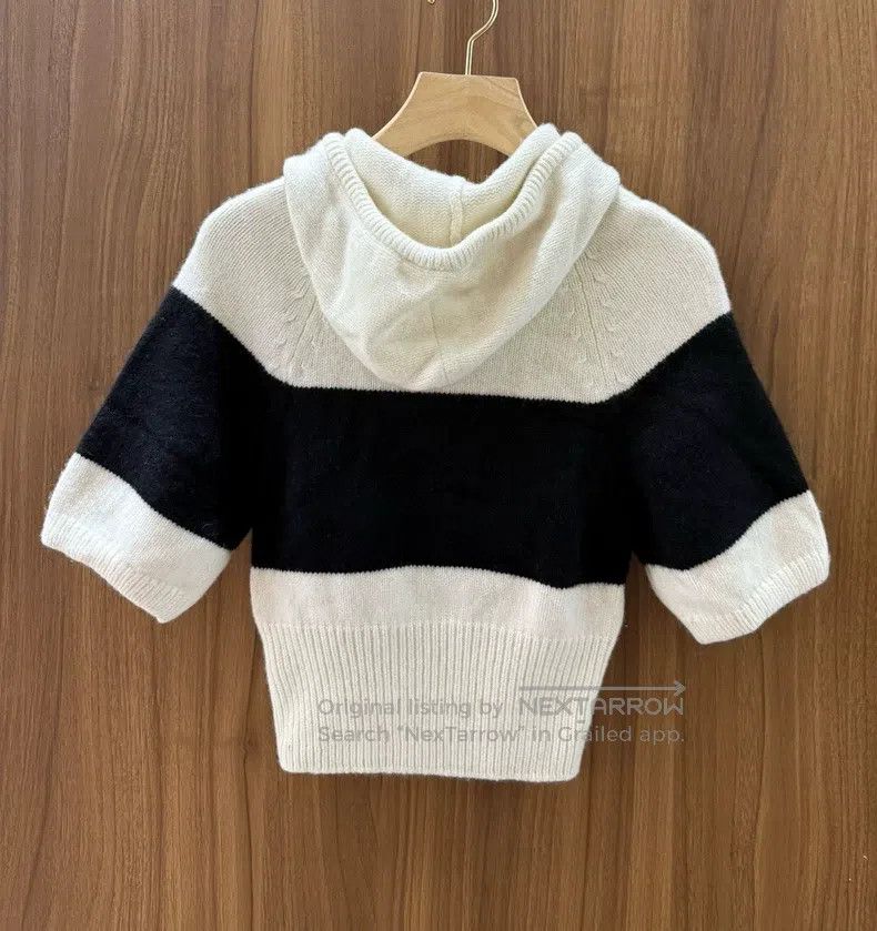 Dior Dior Lucky Number 8 Hooded Knitwear sweater Size XXS / US 00 / IT 34 - 2 Thumbnail