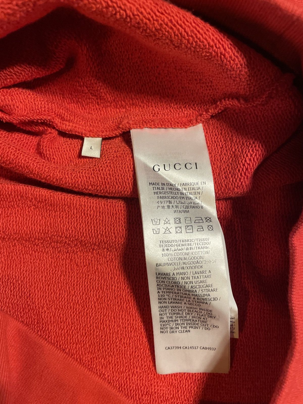 Gucci GUCCI spell out hoodie Size US L / EU 52-54 / 3 - 7 Thumbnail