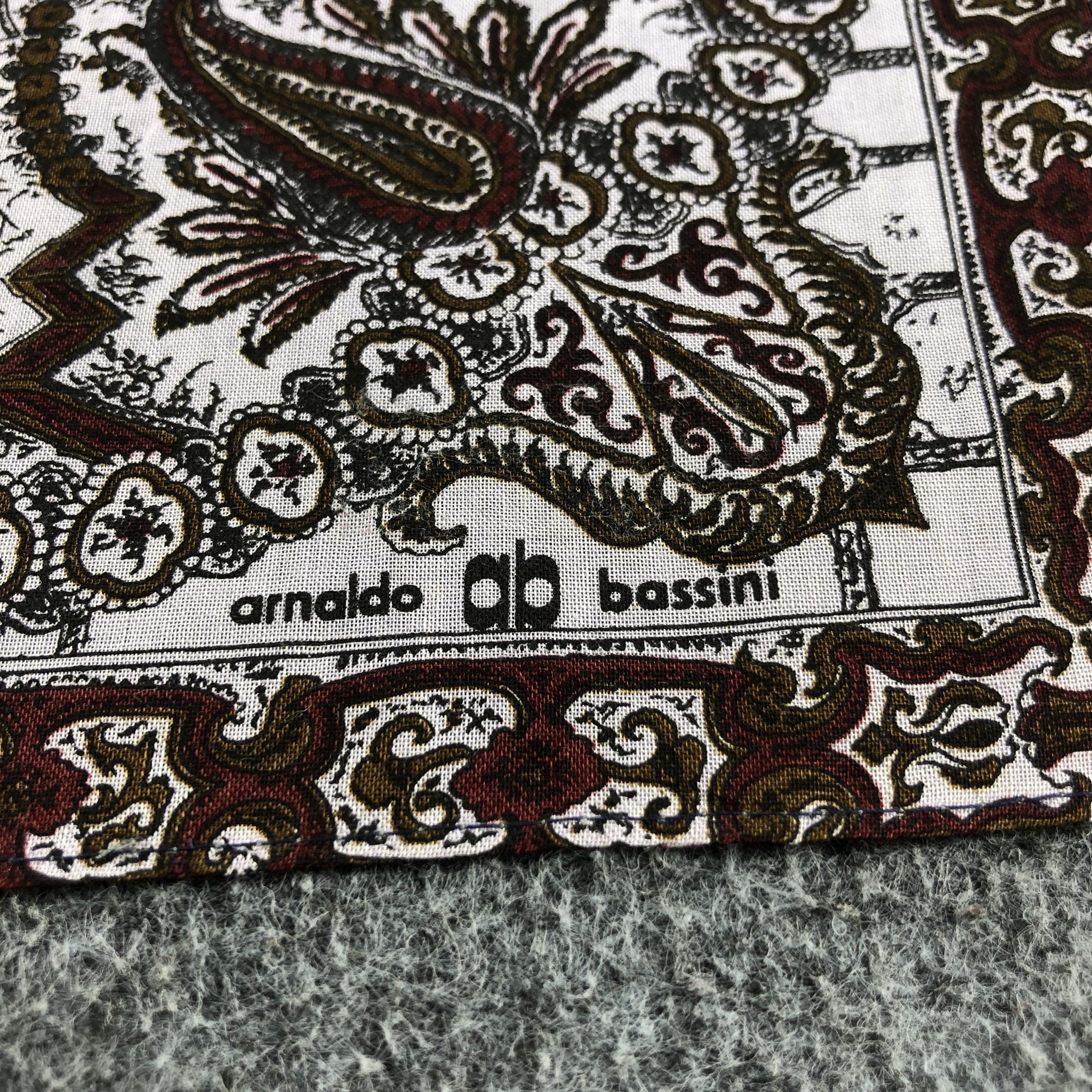 Vintage Arnaldo Bassini Handkerchief Neckerchief Bandana H1374 Size ONE SIZE - 3 Thumbnail
