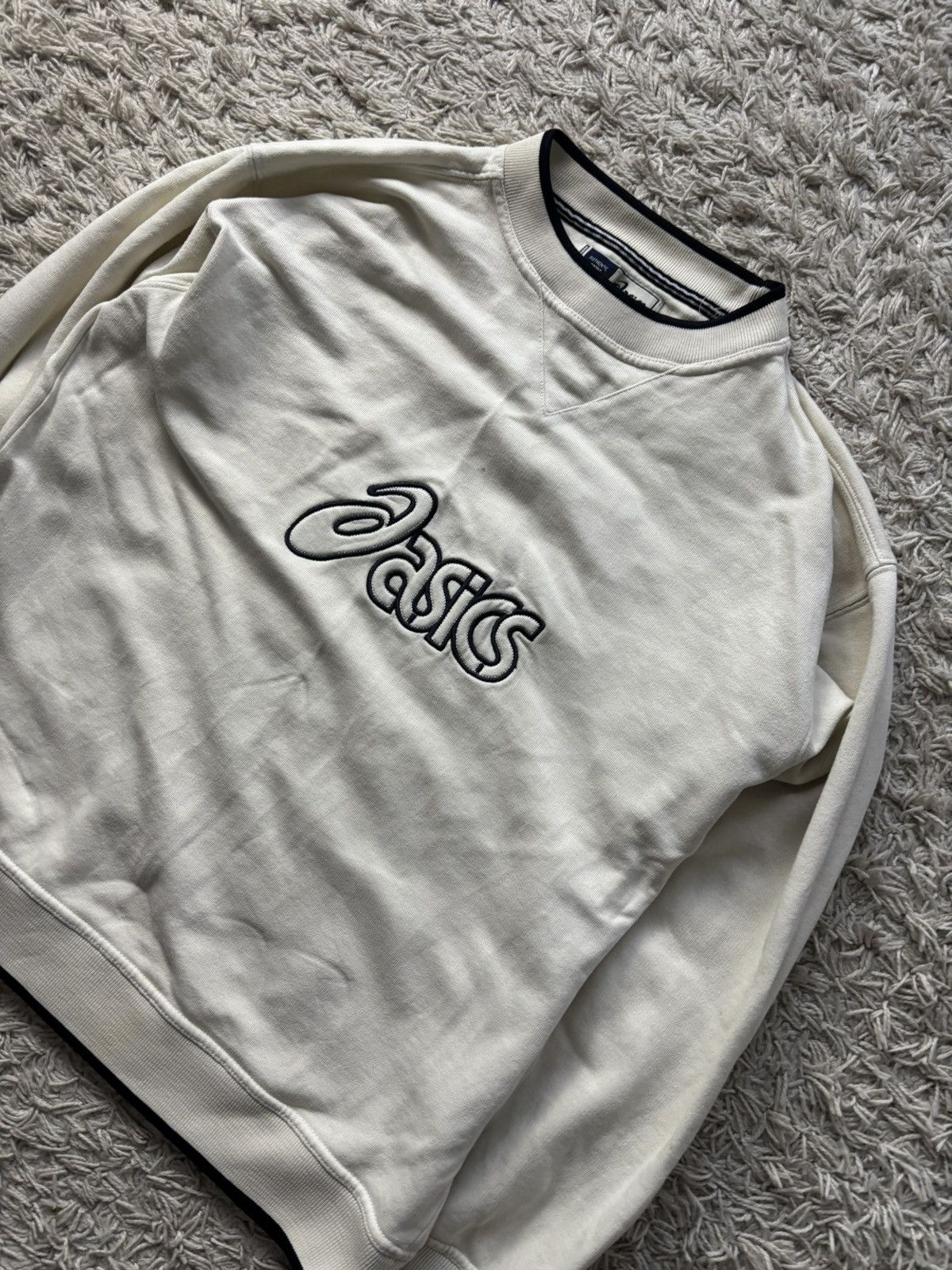 Asics × Vintage Vintage Big Centre Logo Sweatshirt Asics Size US S / EU 44-46 / 1 - 2 Thumbnail
