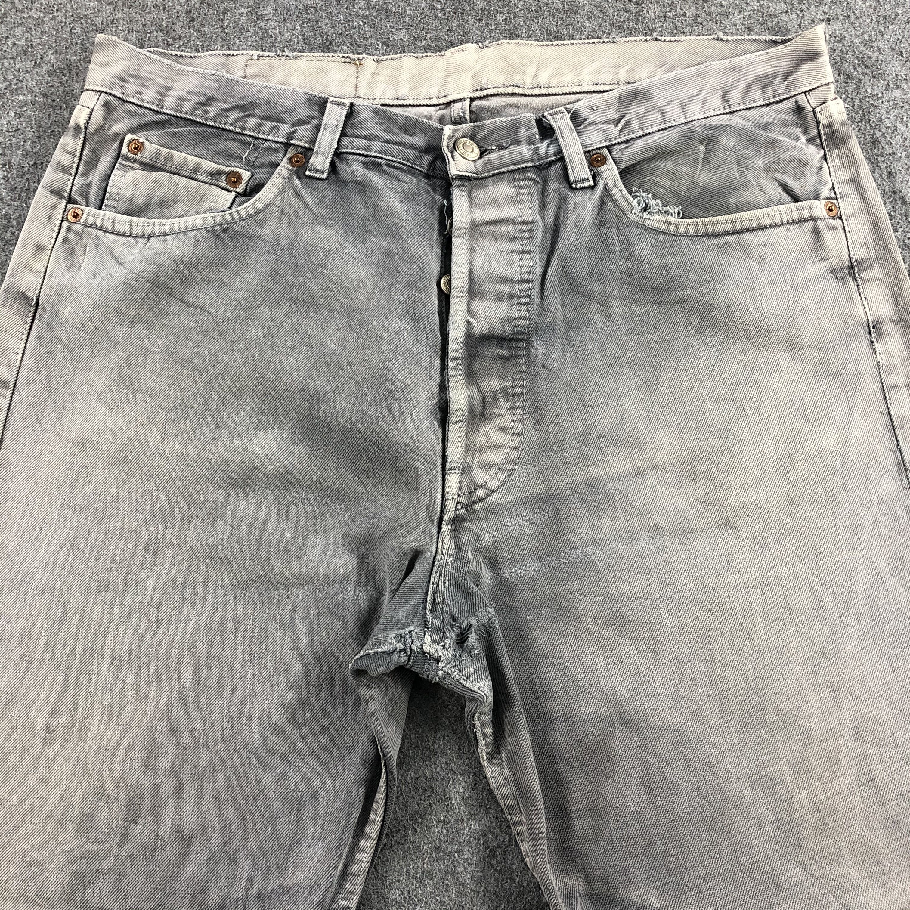 Levi's Vintage 90s Levis 501 Earth Tone Jeans-J1562 Size US 37 - 3 Thumbnail