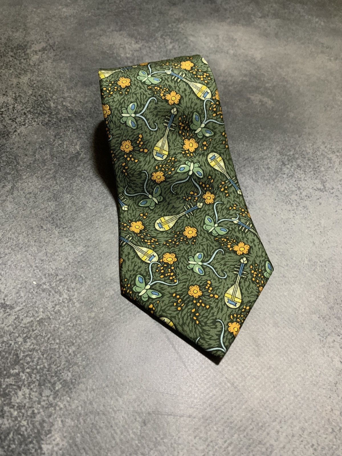 Hermes × Vintage Vintage Hermes luxury silk tie. Insanely beautiful thing Size ONE SIZE - 7 Thumbnail