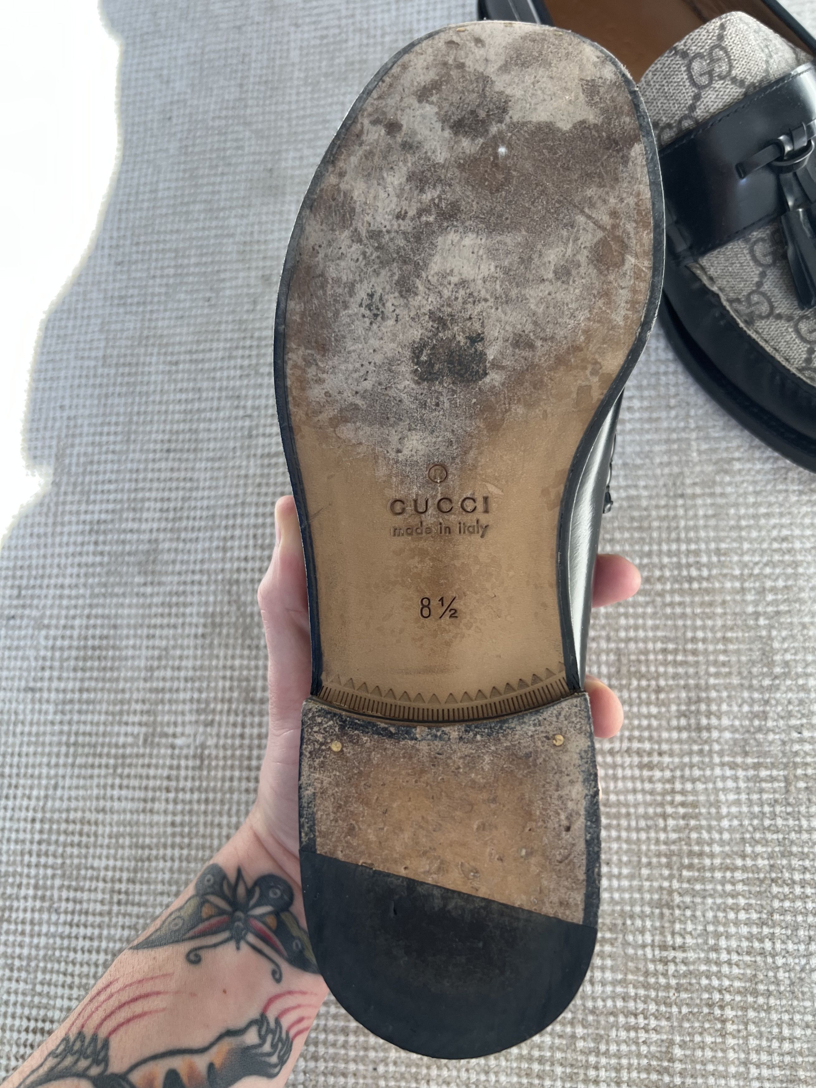 Gucci Gucci Millenial Ribot/GG Supreme Loafer Size US 8.5 / EU 41-42 - 9 Thumbnail