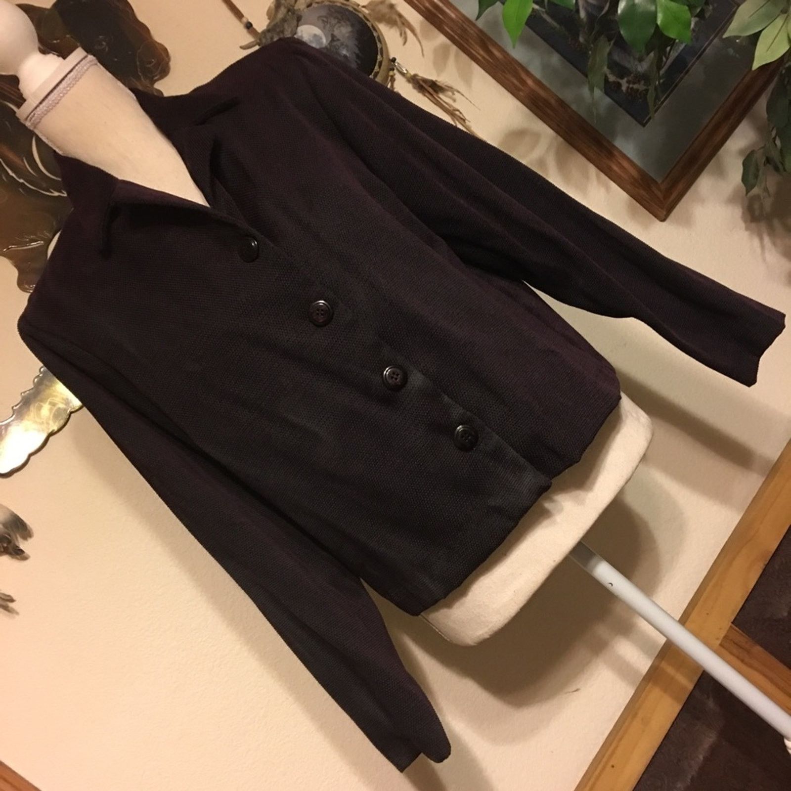 Other First Option eggplant textured jacket M Size M / US 6-8 / IT 42-44 - 2 Thumbnail