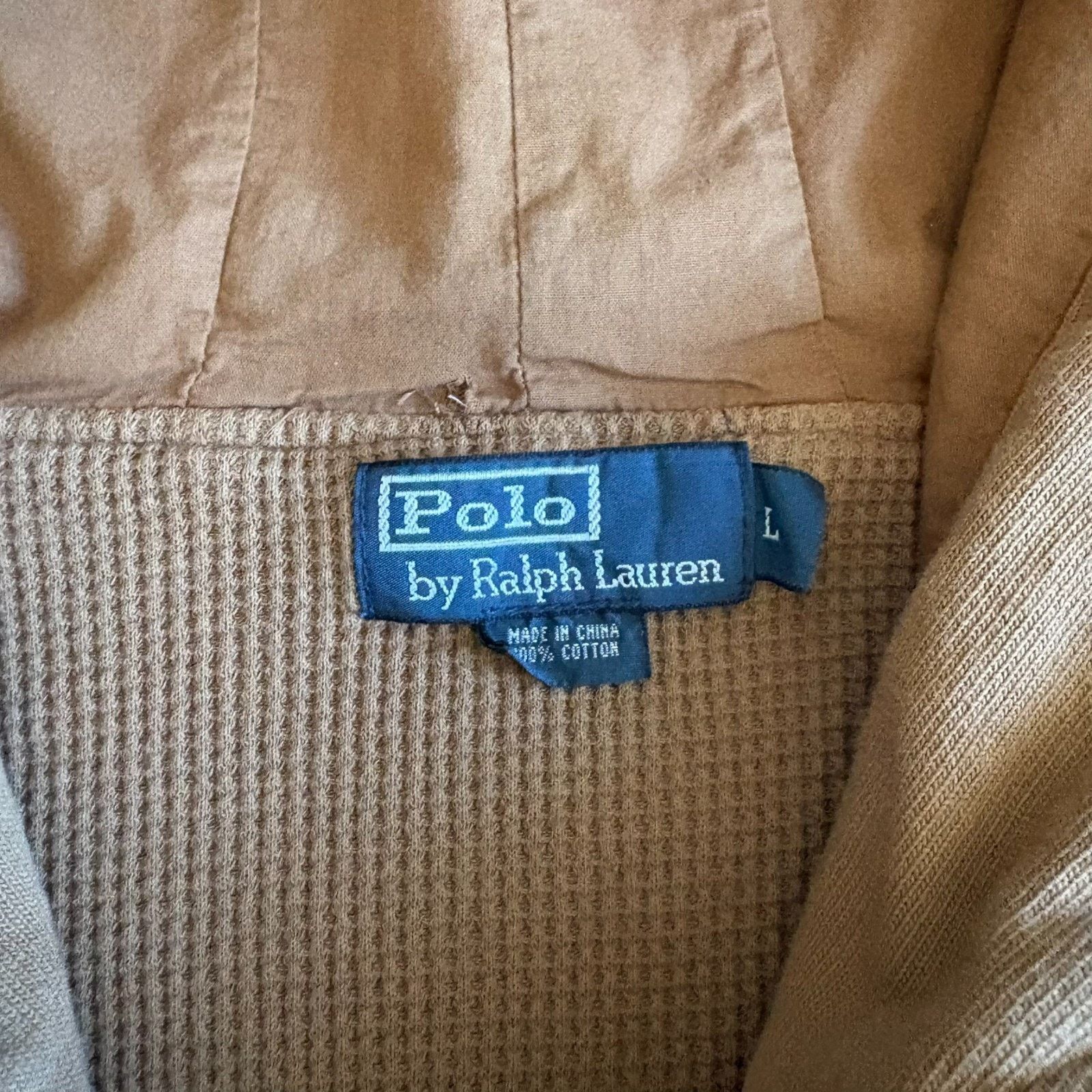 Polo Ralph Lauren × Vintage Vintage Polo Ralph Lauren Military Bomber Hoodie Jacket L Size US L / EU 52-54 / 3 - 4 Thumbnail