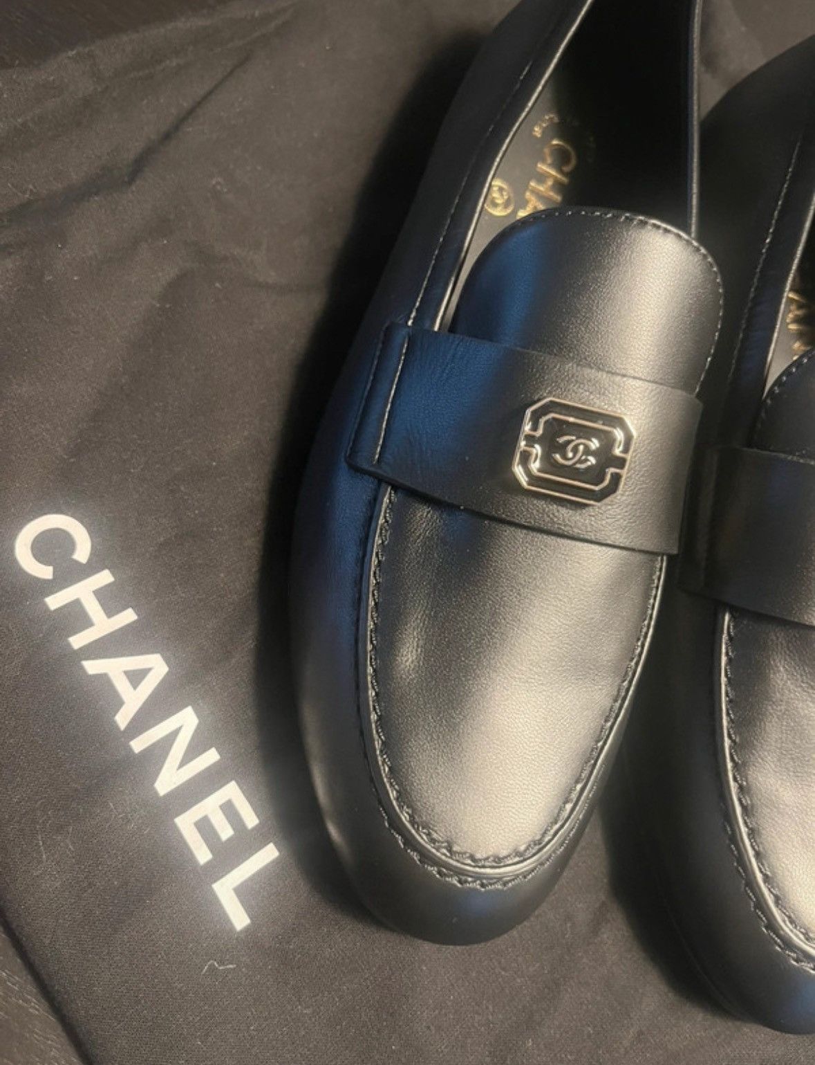 Chanel Chanel Loafers – Black Quilted Leather – Size EU 38 / US 7.5 Size US 7 / IT 37 - 12 Thumbnail