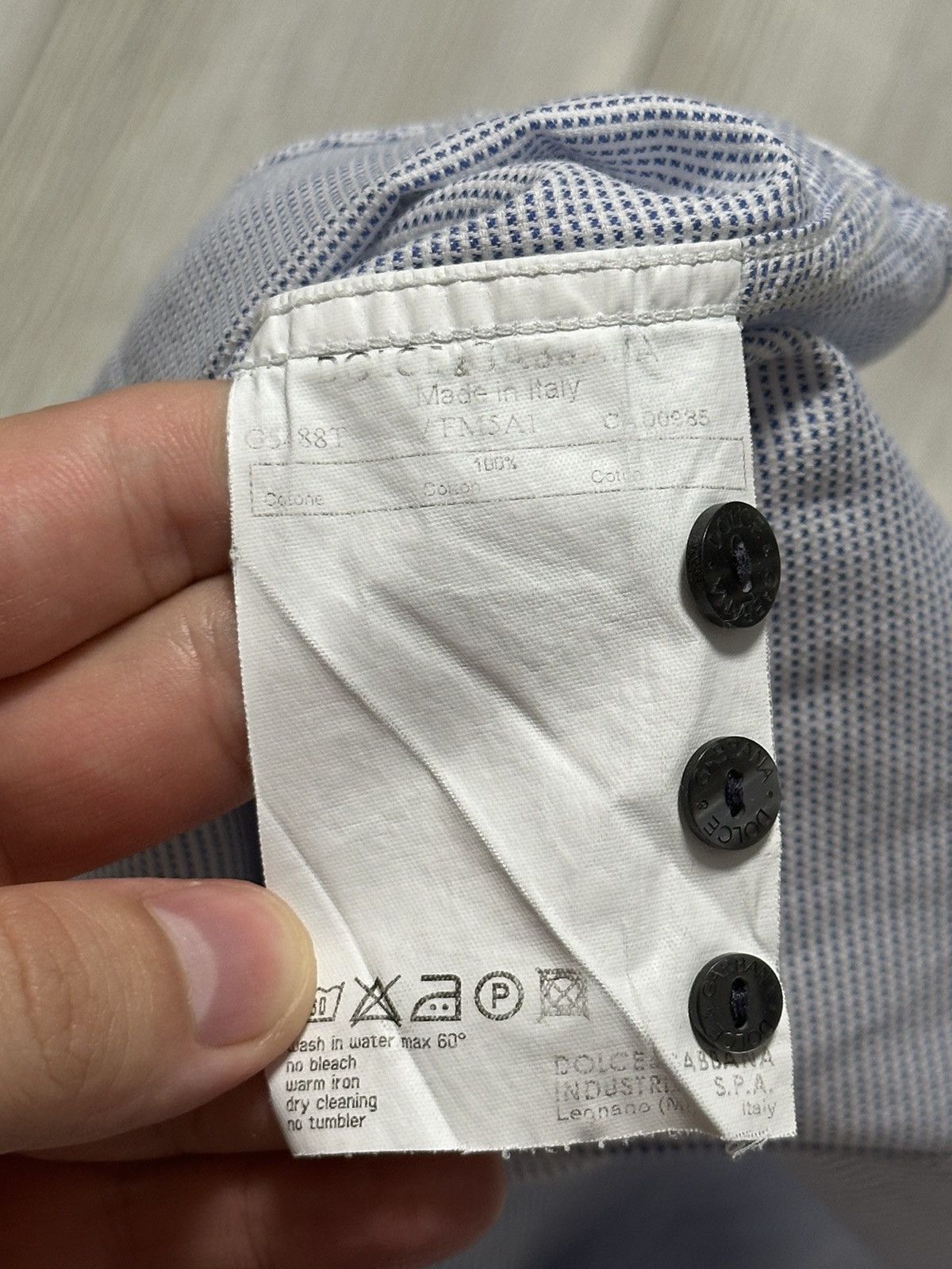 Dolce & Gabbana Dolce & Gabbana Striped Classic Luxury Shirt Size US L / EU 52-54 / 3 - 5 Thumbnail