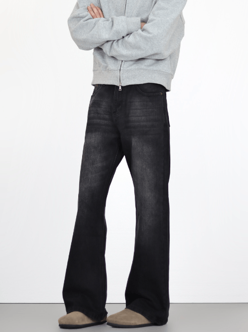 Japanese Brand American retro washed vintage flared jeans for men Size US 32 / EU 48 - 3 Thumbnail
