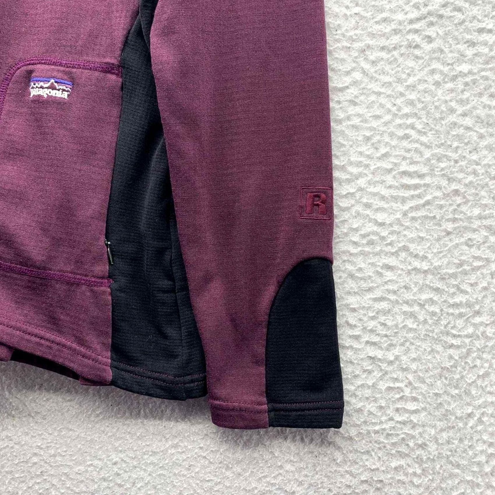 Patagonia VINTAGE Patagonia R1 Jacket Womens Small Base Layer Thermal Purple Hiking USA Size S / US 4 / IT 40 - 4 Thumbnail