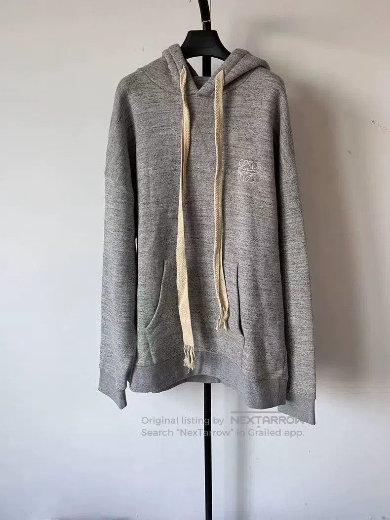 Loewe Loewe Embroidered logo hooded sweatshirt Size US XL / EU 56 / 4 - 1 Thumbnail