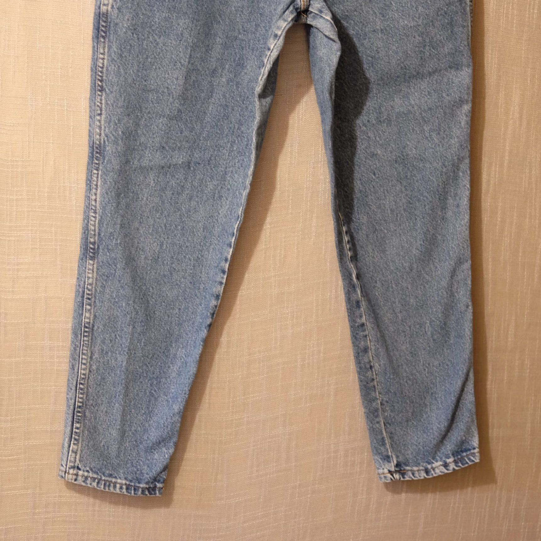 Vintage VINTAGE CHIC Jeans Blue Mom High-Rise Med Wash Denim 100% Cotton Womens 16 #A2-33 Size 29" - 4 Thumbnail