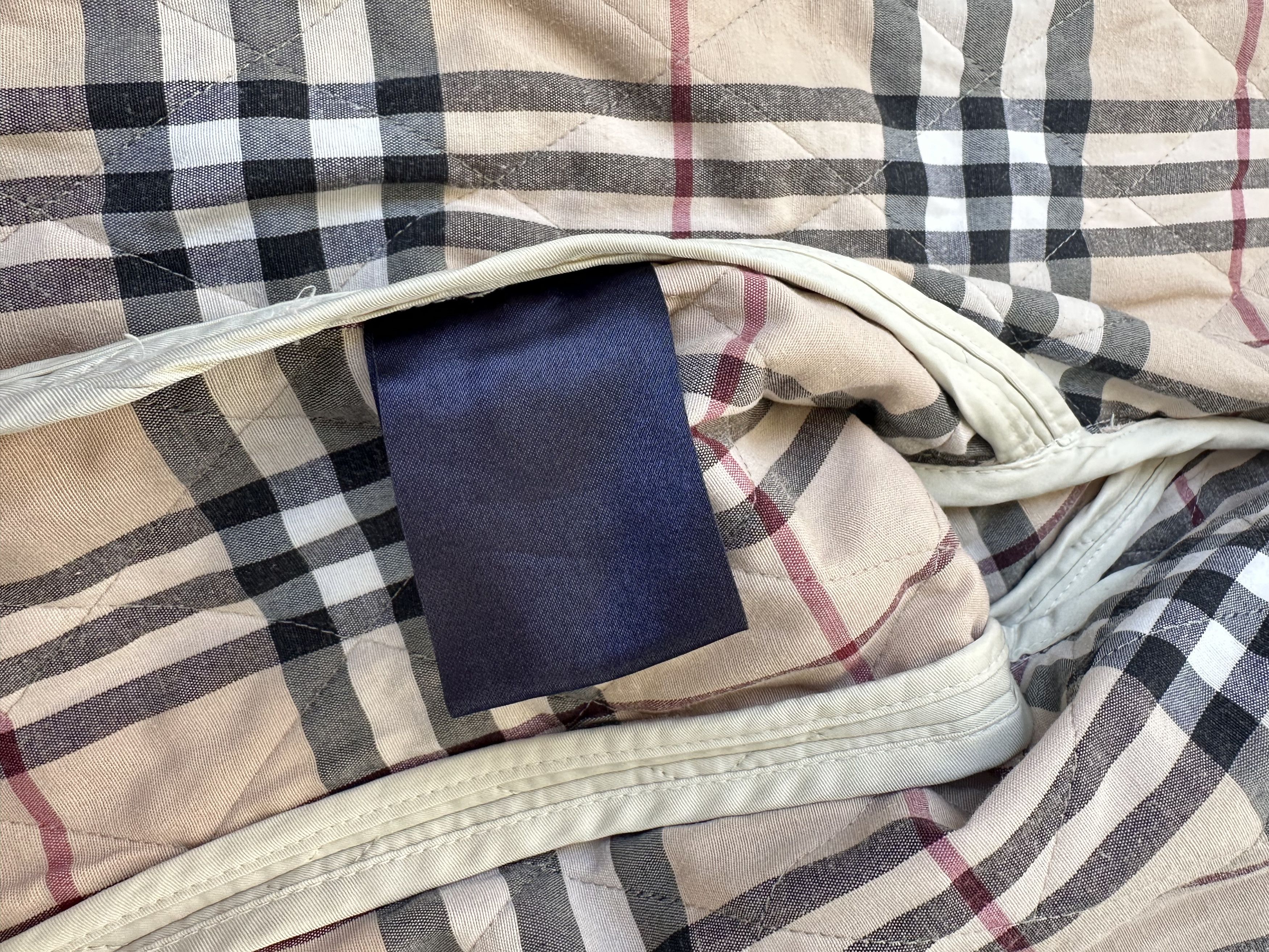 Burberry × Vintage Vintage Burberry nova check quilted women jacket Size L / US 10 / IT 46 - 17 Thumbnail