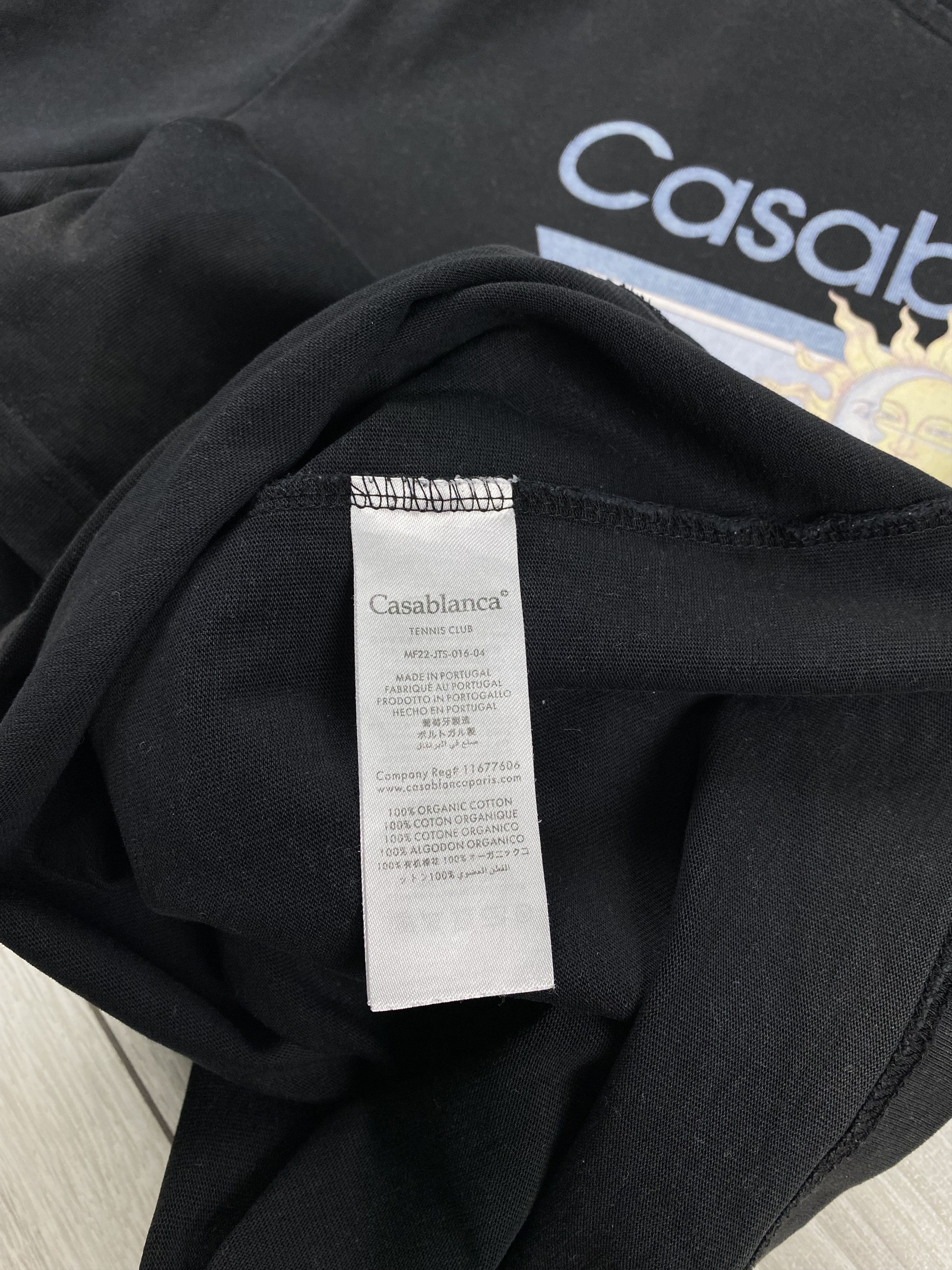 Casablanca Vintage Casablanca Tennis Club T-shirt Black XL-XXL Size US XL / EU 56 / 4 - 7 Thumbnail