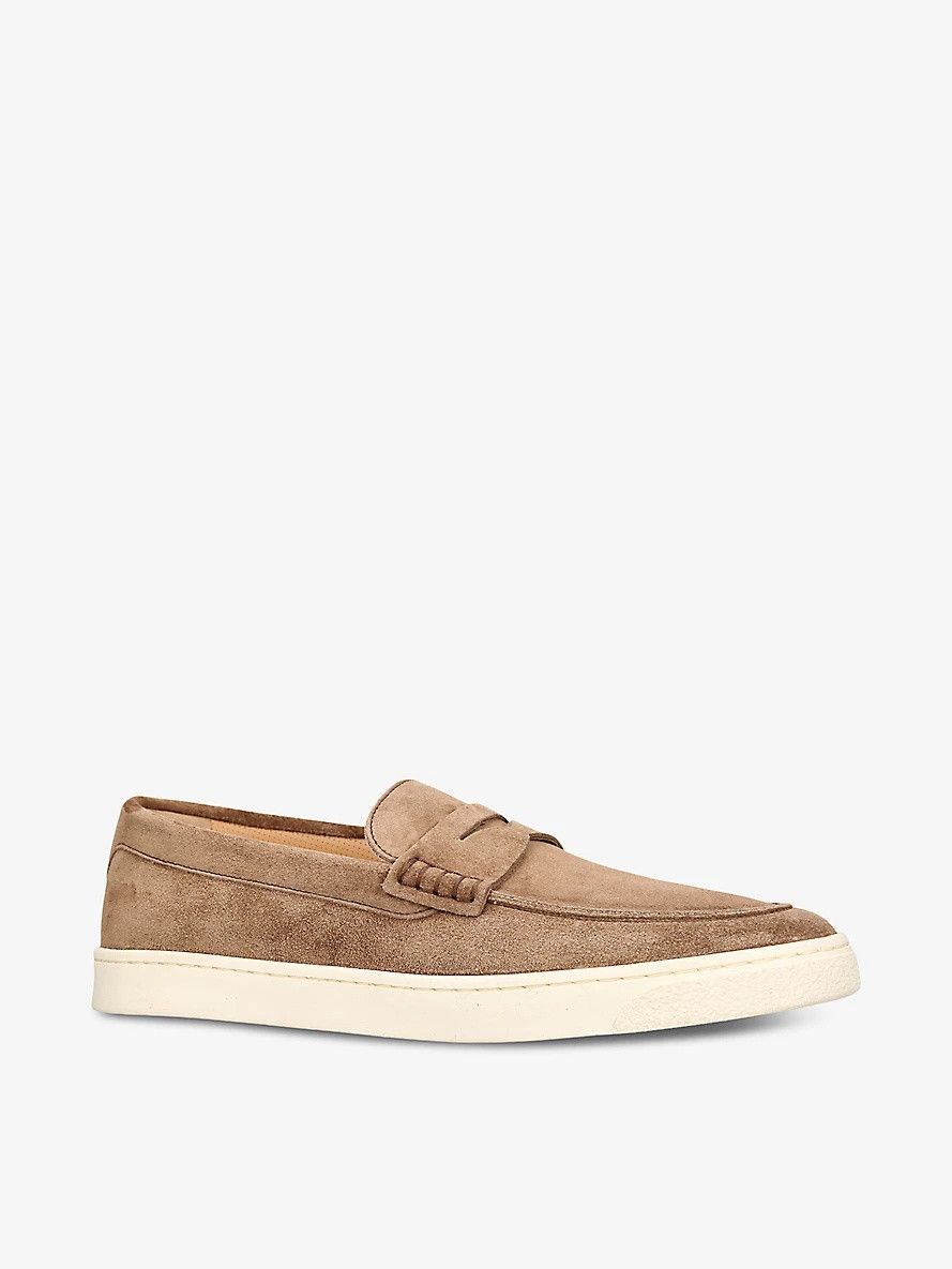 Brunello Cucinelli o1w1db10125 Loafers Sneakers in Brown Size US 12 / EU 45 - 3 Thumbnail