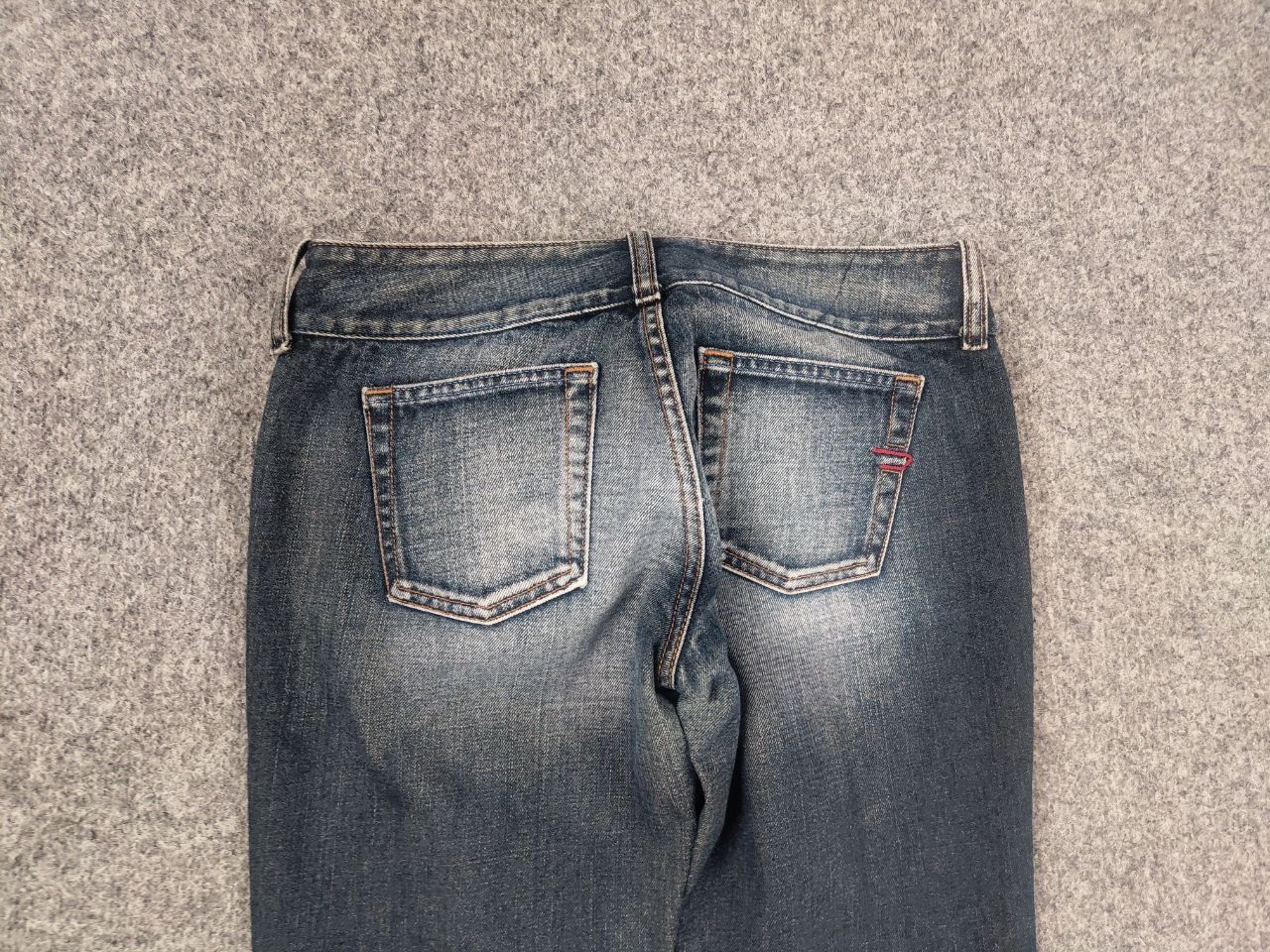 Diesel Vintage Diesel Belted low Rise jeans Flared bootcut Y2K Size 29" - 10 Thumbnail