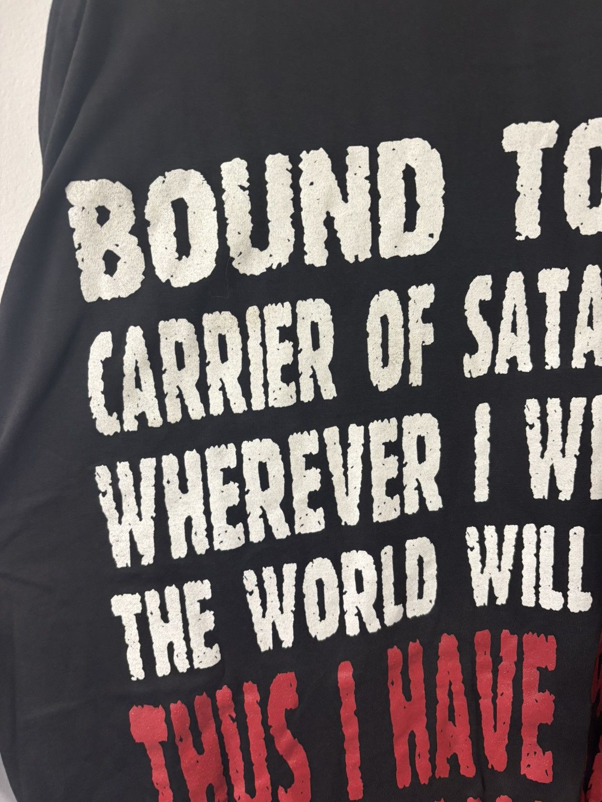 Vintage Vintage Dark Funeral 2002 Bound to Evil Rare Longsleeve Size US XL / EU 56 / 4 - 12 Thumbnail