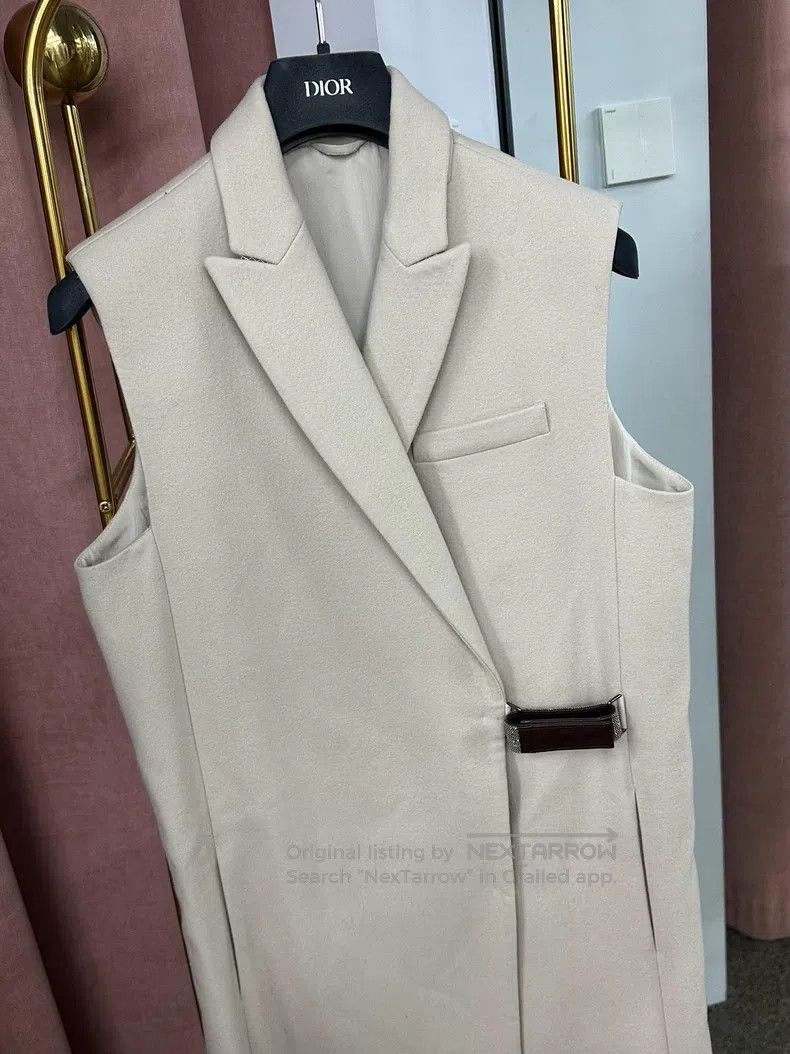 Brunello Cucinelli Brunello Cucinelli Sleeveless Jacket Dress Size XS / US 0-2 / IT 36-38 - 2 Thumbnail