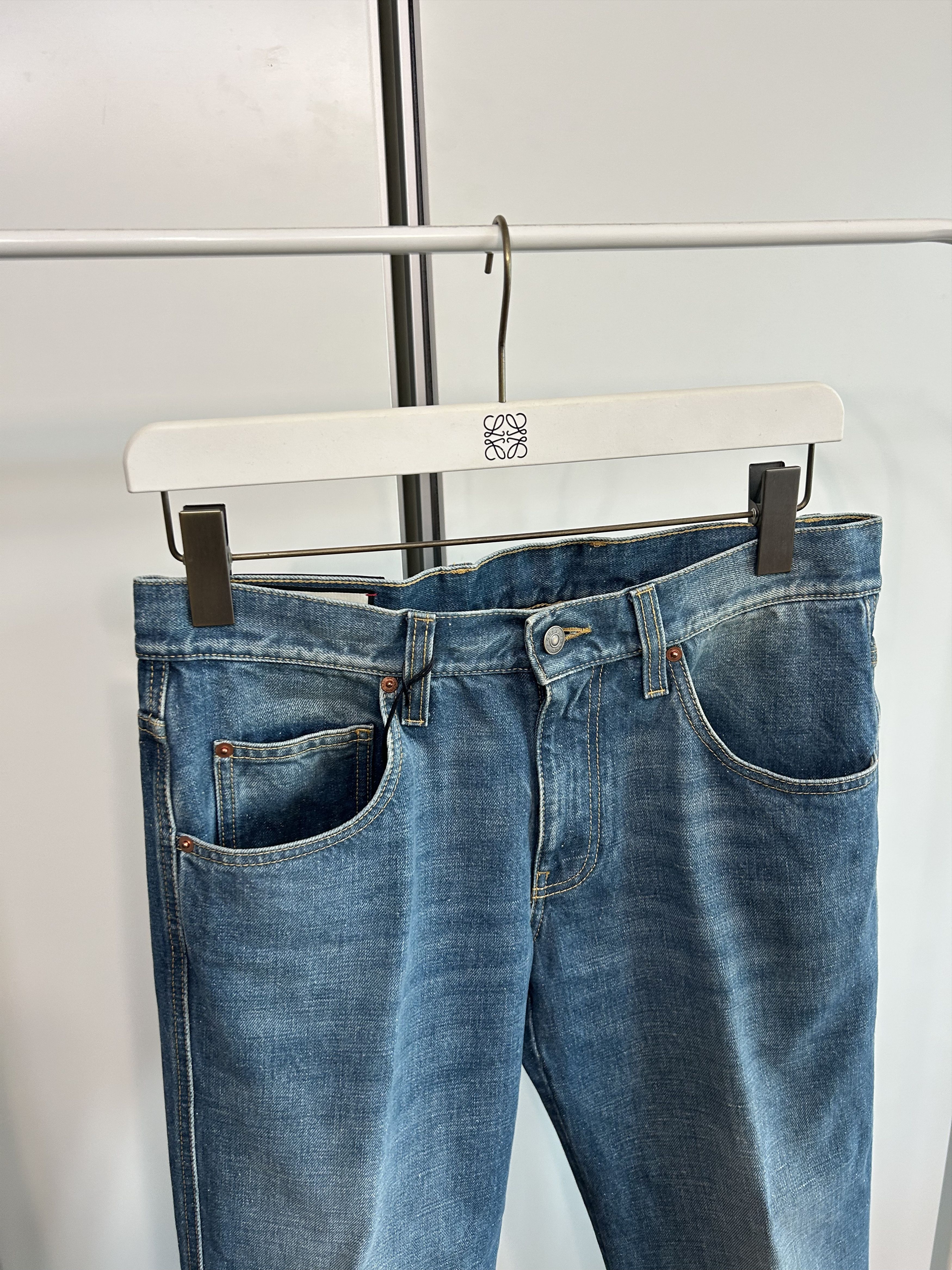 Gucci GUCCI Washed Flared Denim Size US 33 - 2 Thumbnail
