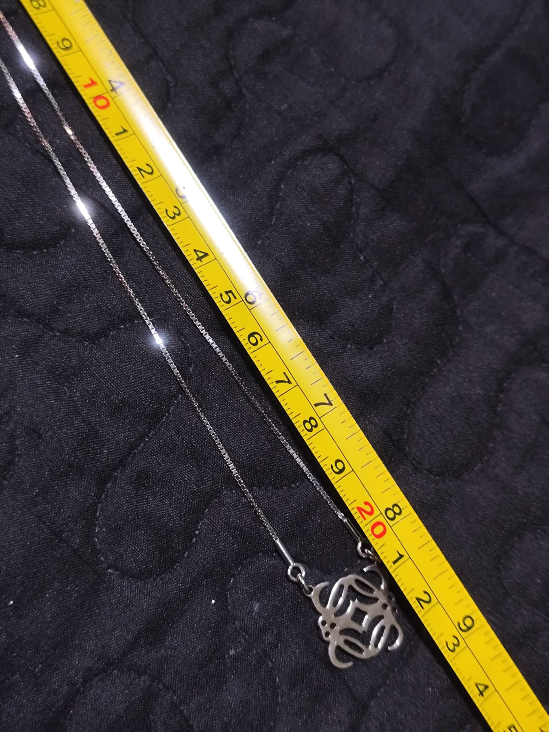 Loewe Silver 925 loewe anagram pendant necklace Size ONE SIZE - 3 Thumbnail