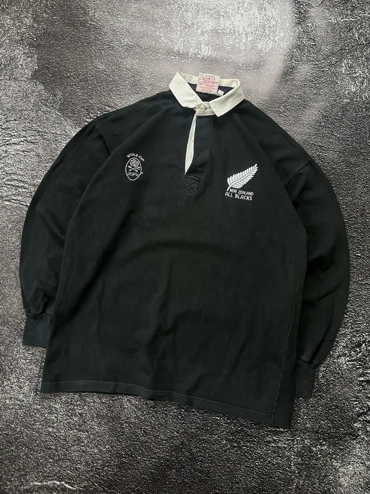Canterbury of New Zealand New Zealand All Blacks Vintage Rugby Cotton Oxford World Cup Size US L / EU 52-54 / 3 - 2 Thumbnail