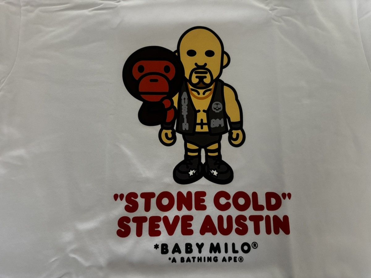 Bape Ape bape x WWE stone cold Steve Austin relaxed fit tee new Size US M / EU 48-50 / 2 - 2 Thumbnail